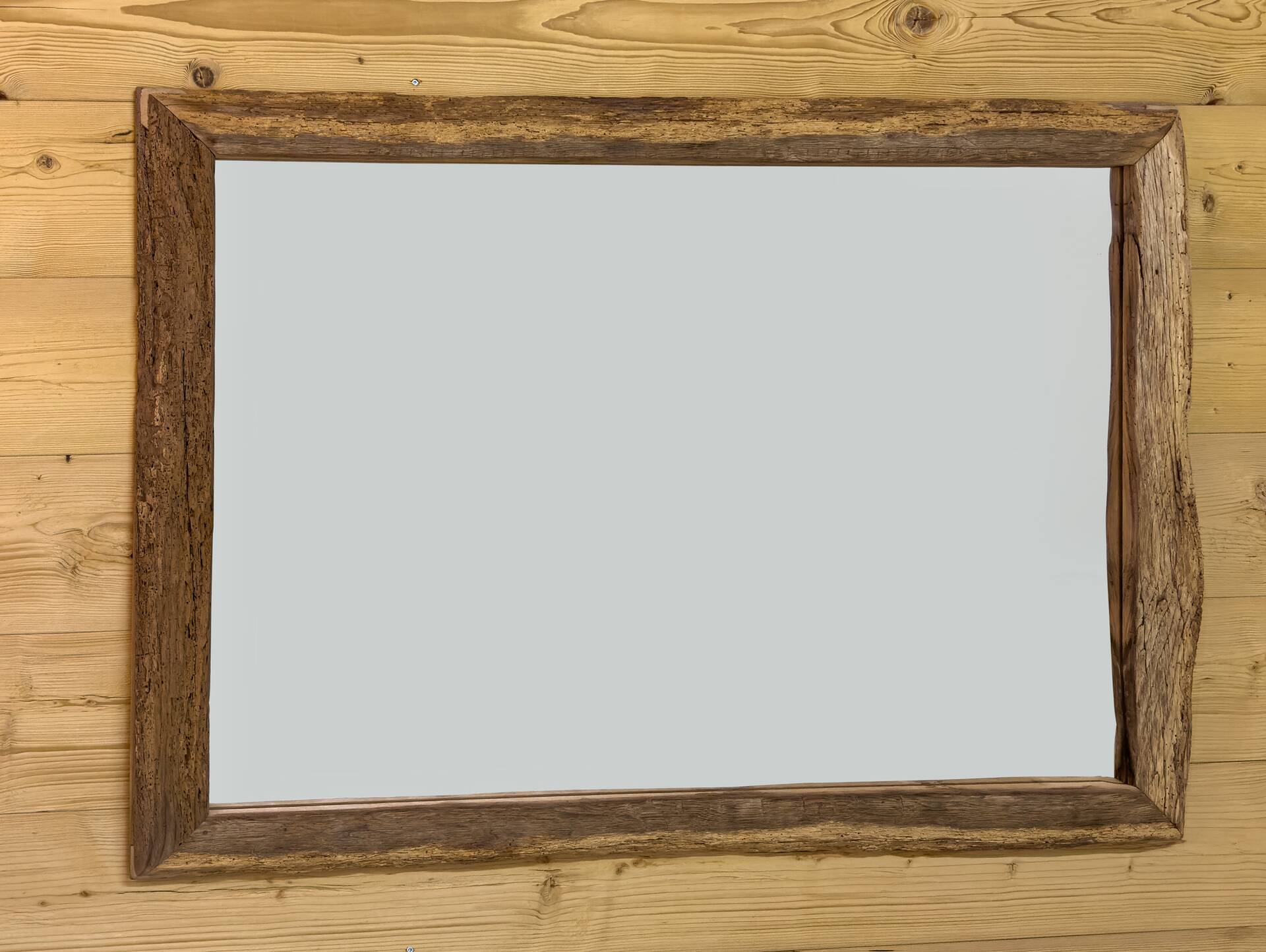 Eiche-Altholz Spiegel, Material Massivholz 50 x 150 cm