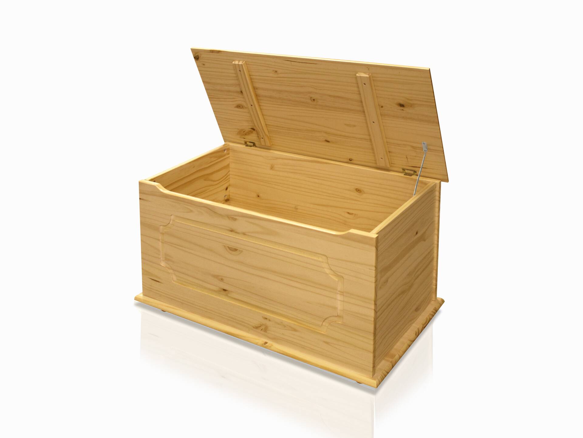 EMEL Truhe/Aufbewahrungsbox, Material Massivholz Kiefer gewachst