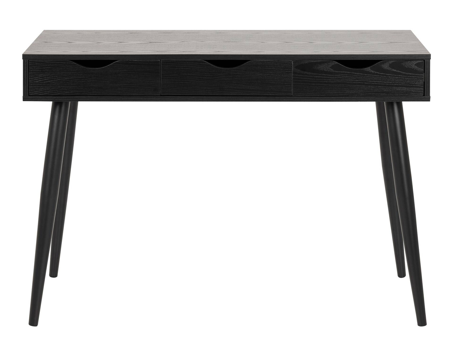 NERY Schreibtisch, Material Spanplatte, Esche schwarz Dekor 