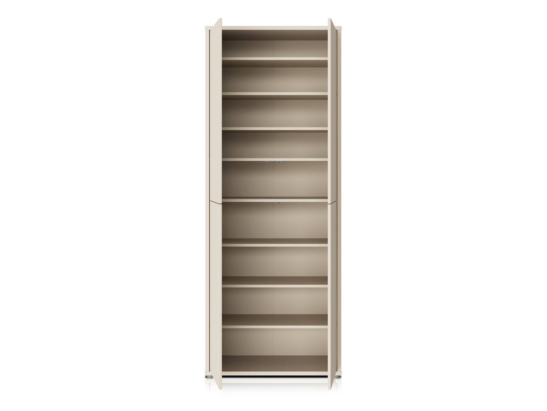 ADIAGO 4trg. Schuh-/Mehrzweckschrank, Material Dekorspanplatte Sand