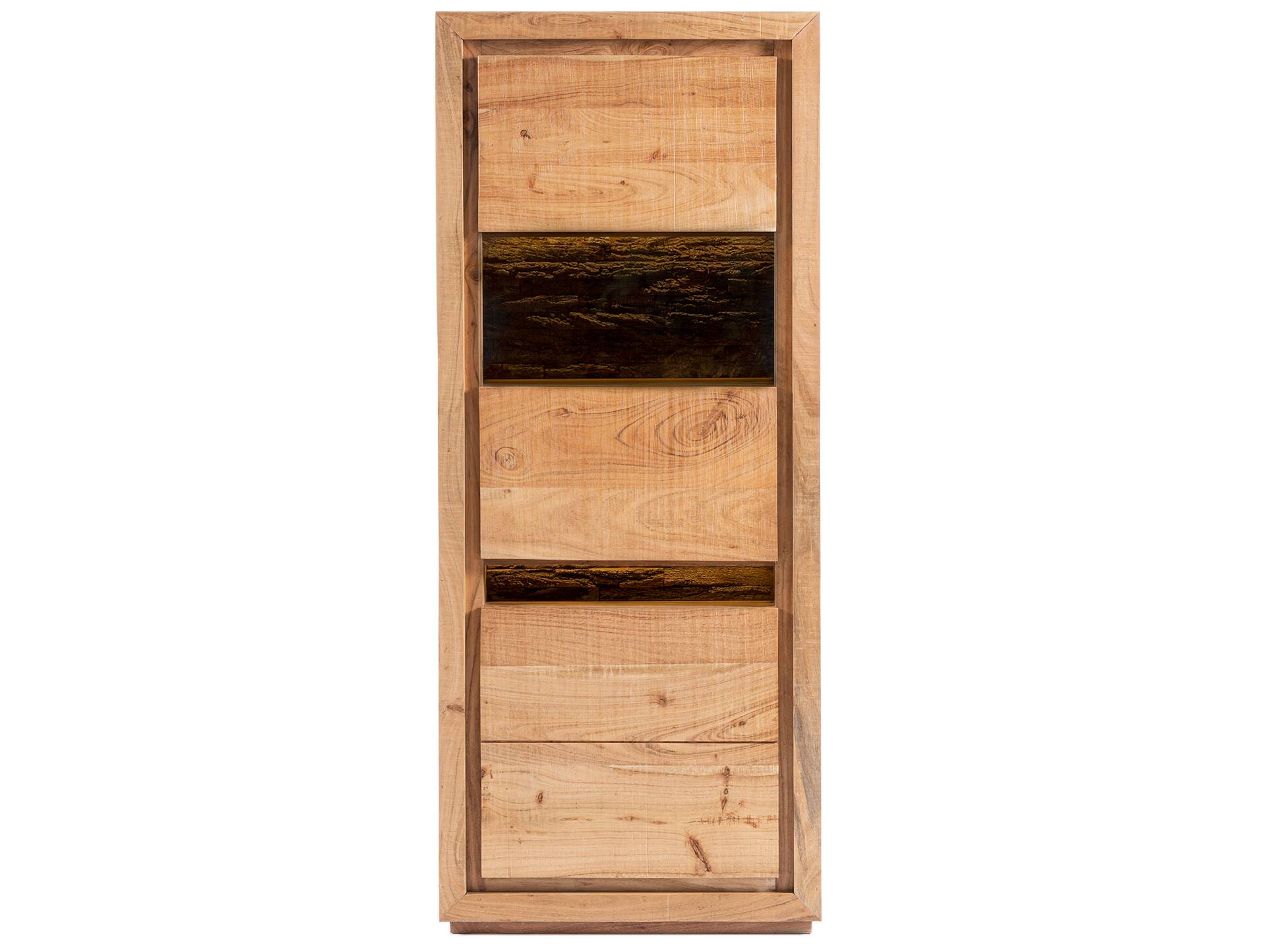 BATTURO Highboard I, Material Massivholz, Akazie lackiert rechts