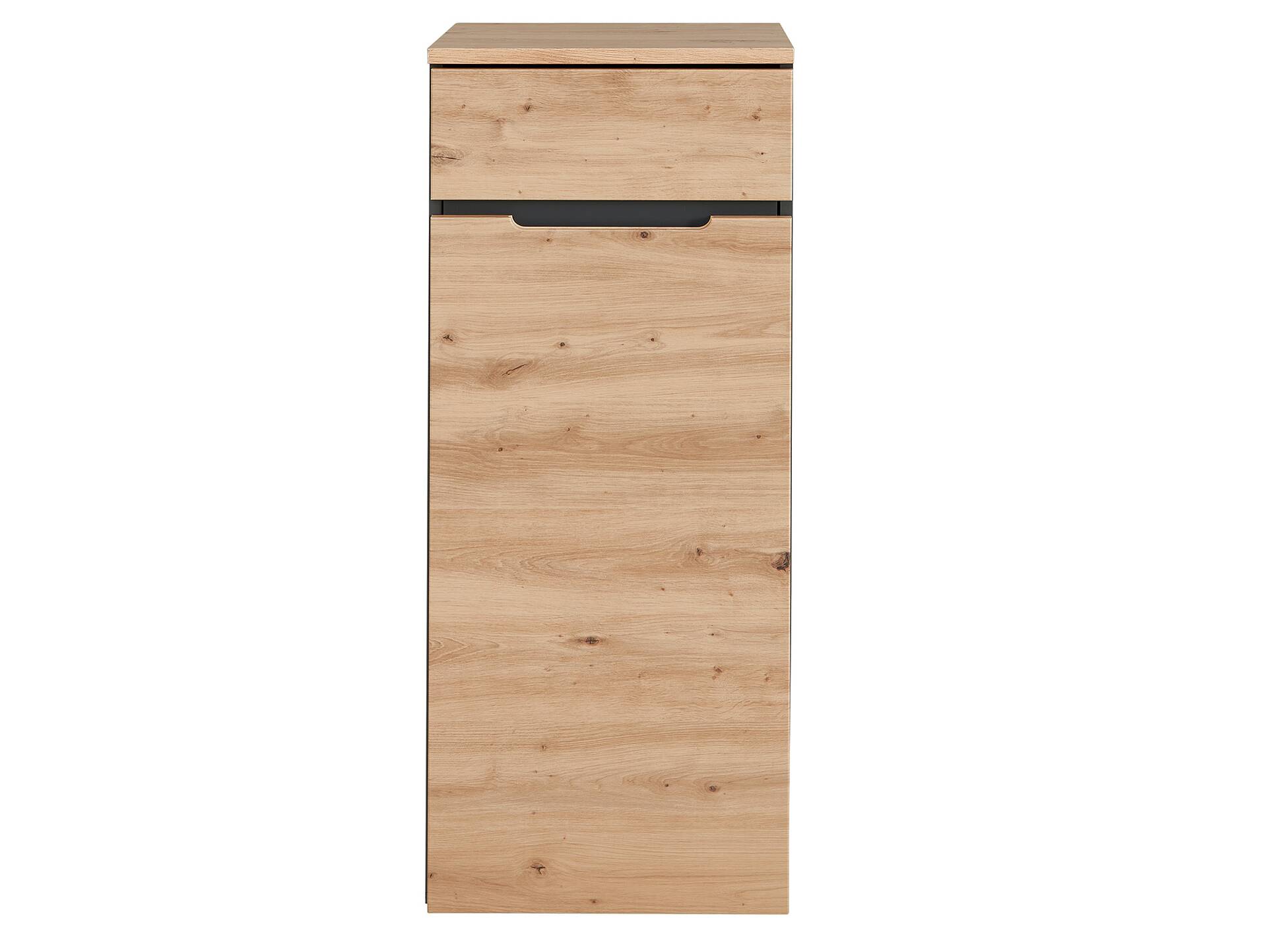 MAILAND Büroschrank V, Material Dekorspanplatte Artisan Eichefarbig / Graphit
