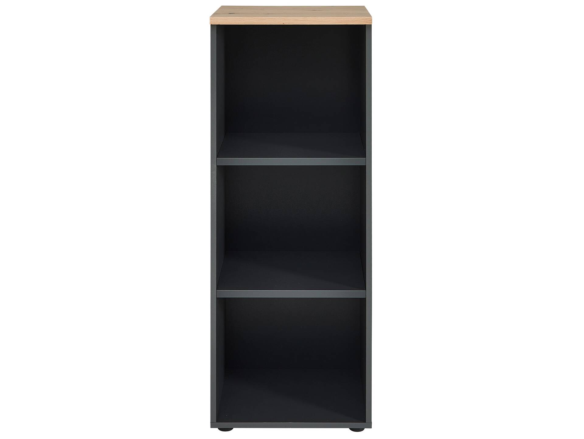 MAILAND Büroregal IV, Material Dekorspanplatte Artisan Eichefarbig / Graphit
