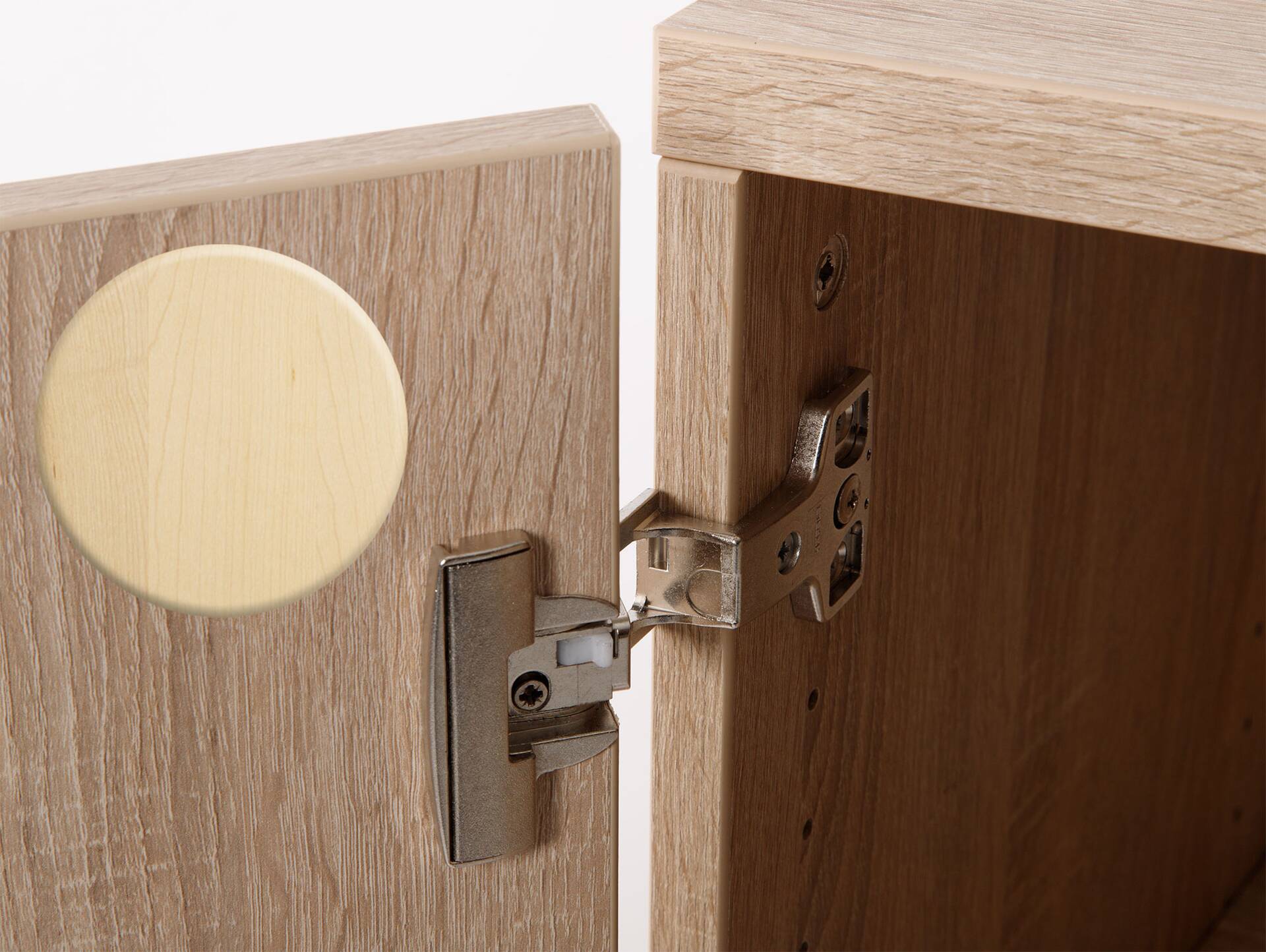 OFFICE ONE Türenpaket | 2er Set | H: 119 cm | Material Dekorspanplatte, Ahornfarbig 