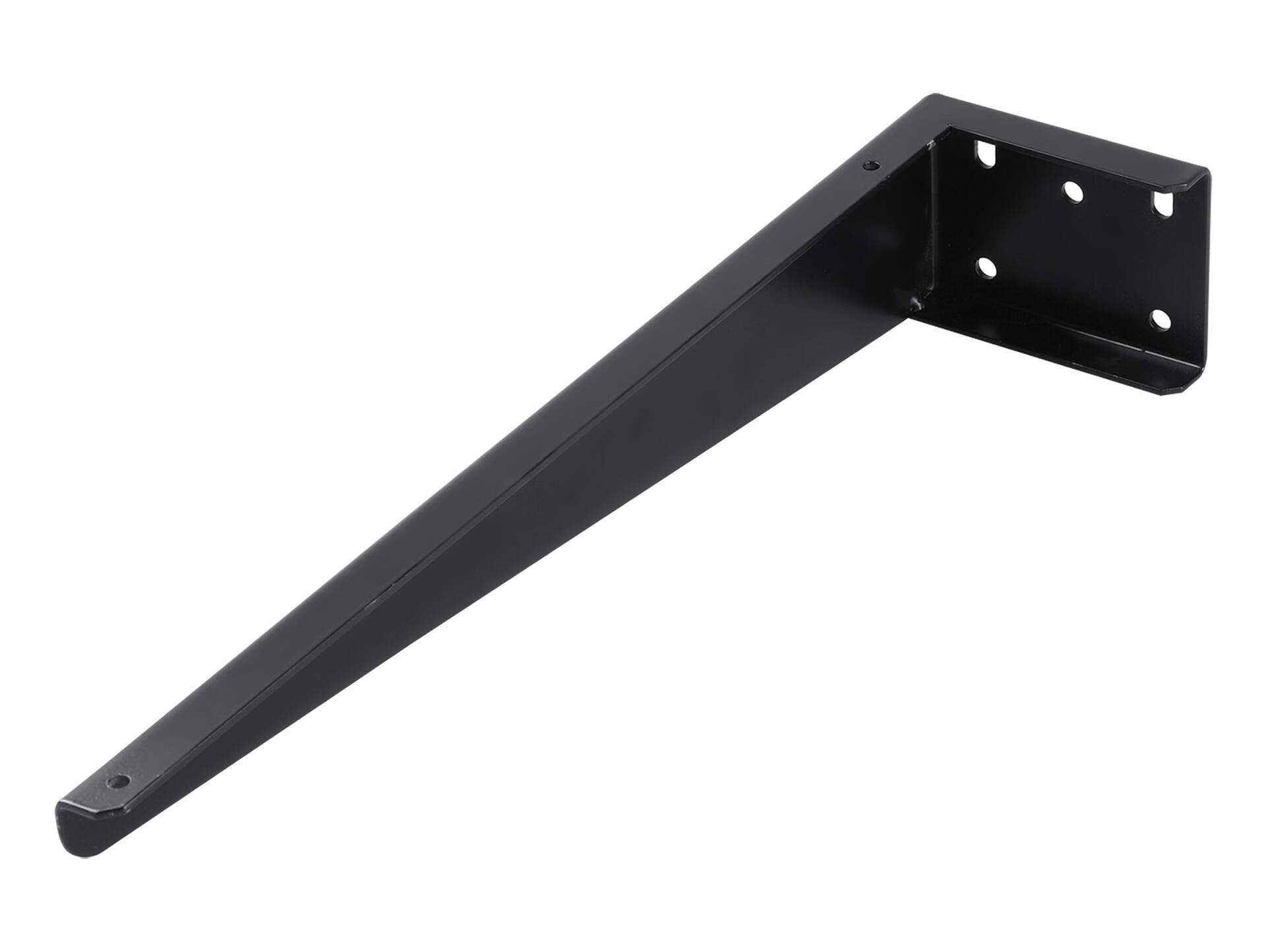 Waschtischhalterung, Material Metall, Schwarz matt 35 cm