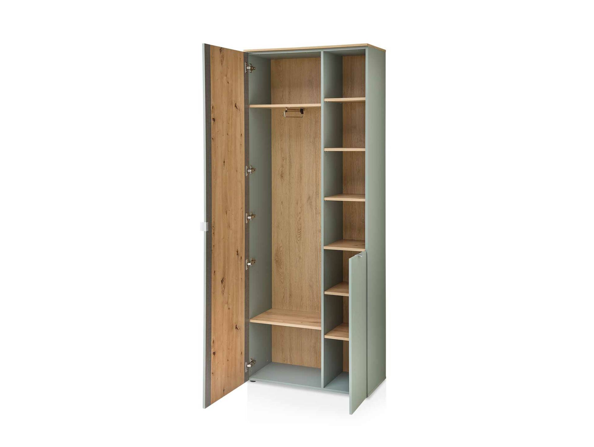 BAJA Garderobenschrank, Material MDF,  schilf/Artisan Eiche Nachbildung 