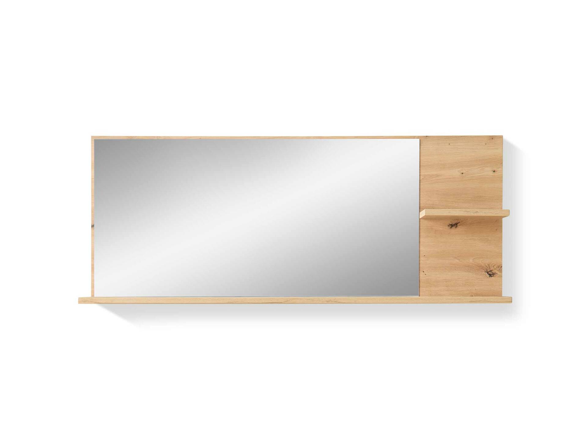 BAJA Spiegel mit 2 Böden, Material MDF, Artisan Eiche Nachbildung 