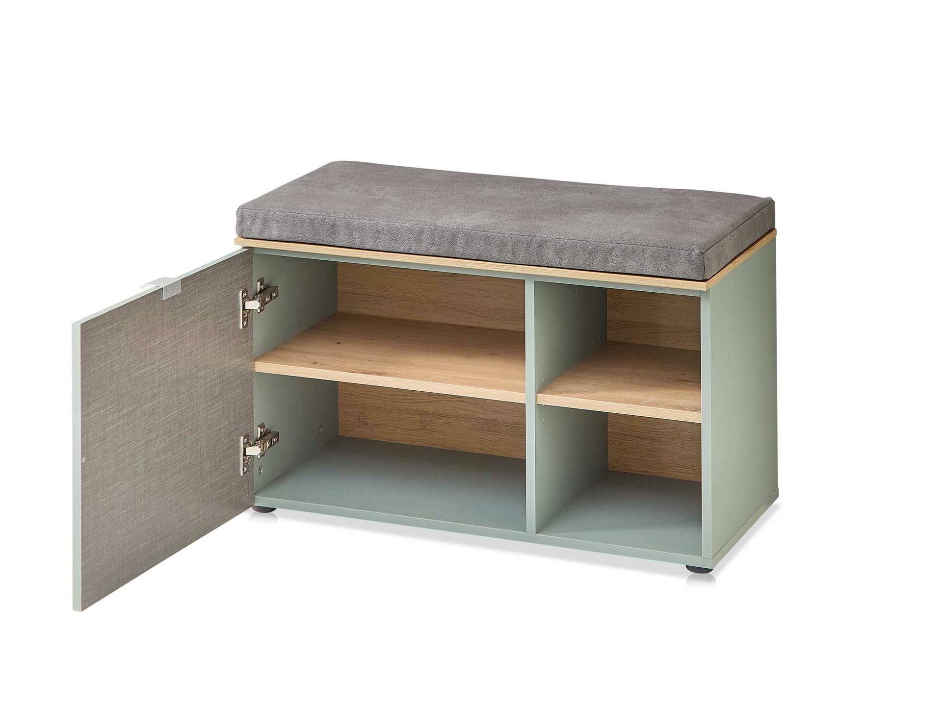 BAJA Garderobenbank klein, Material MDF, schilf/Artisan Eiche Nachbildung 
