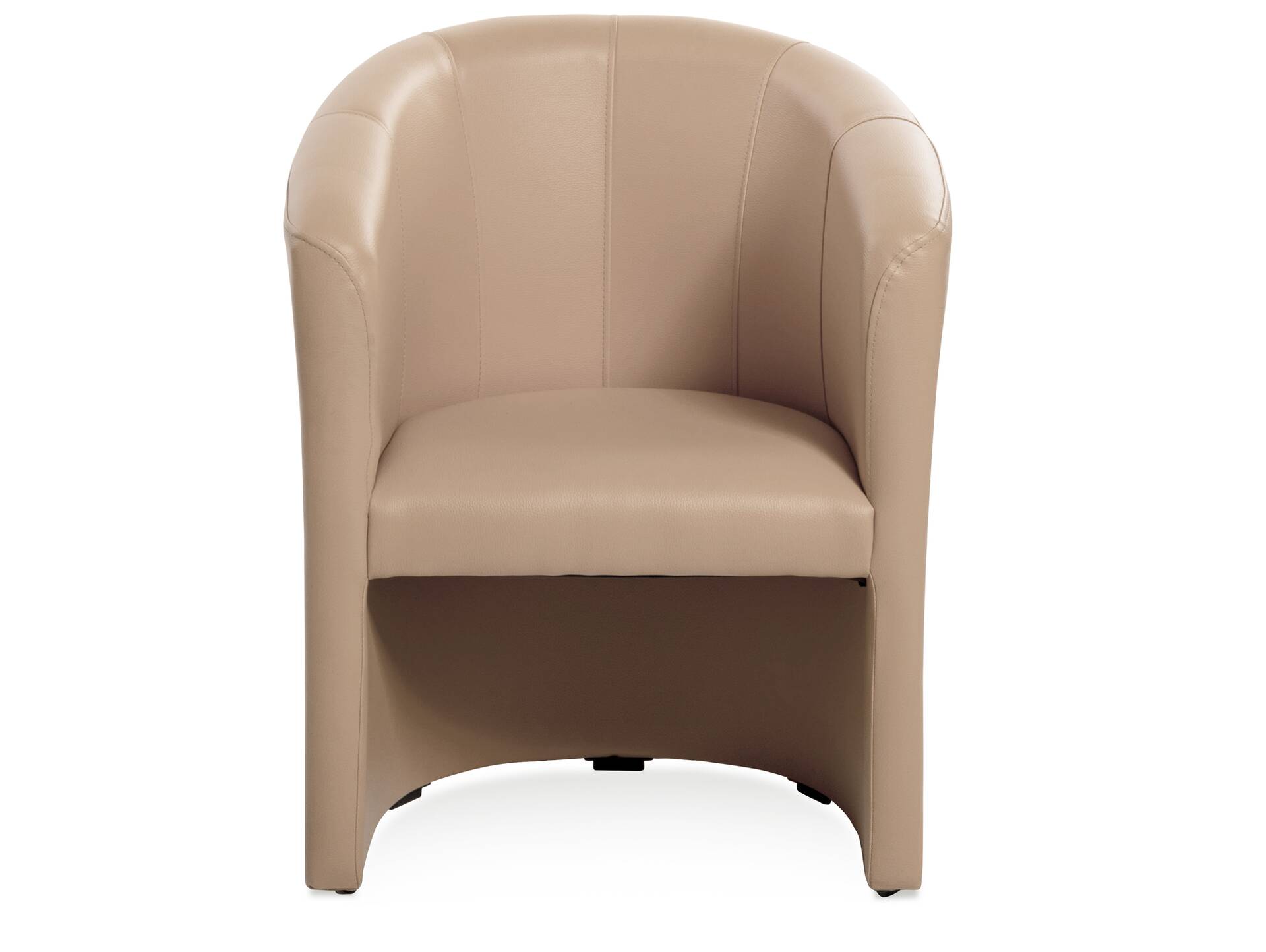 ABIZA Cocktailsessel, Material Kunstleder beige