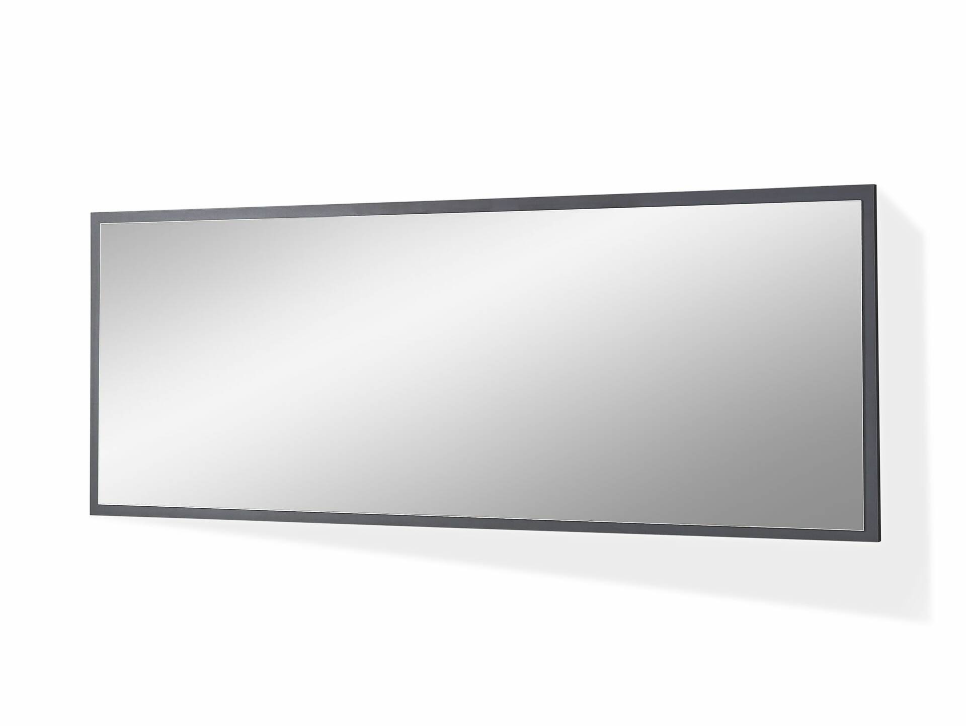 BARCO Spiegel 160x60 cm, Material Spanplatte, graphitfarbig 