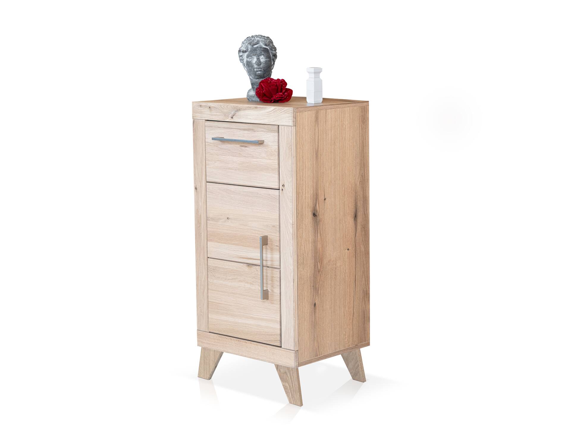 OZEANA Unterschrank II fürs Badezimmer, Material teilmassiv Eiche 