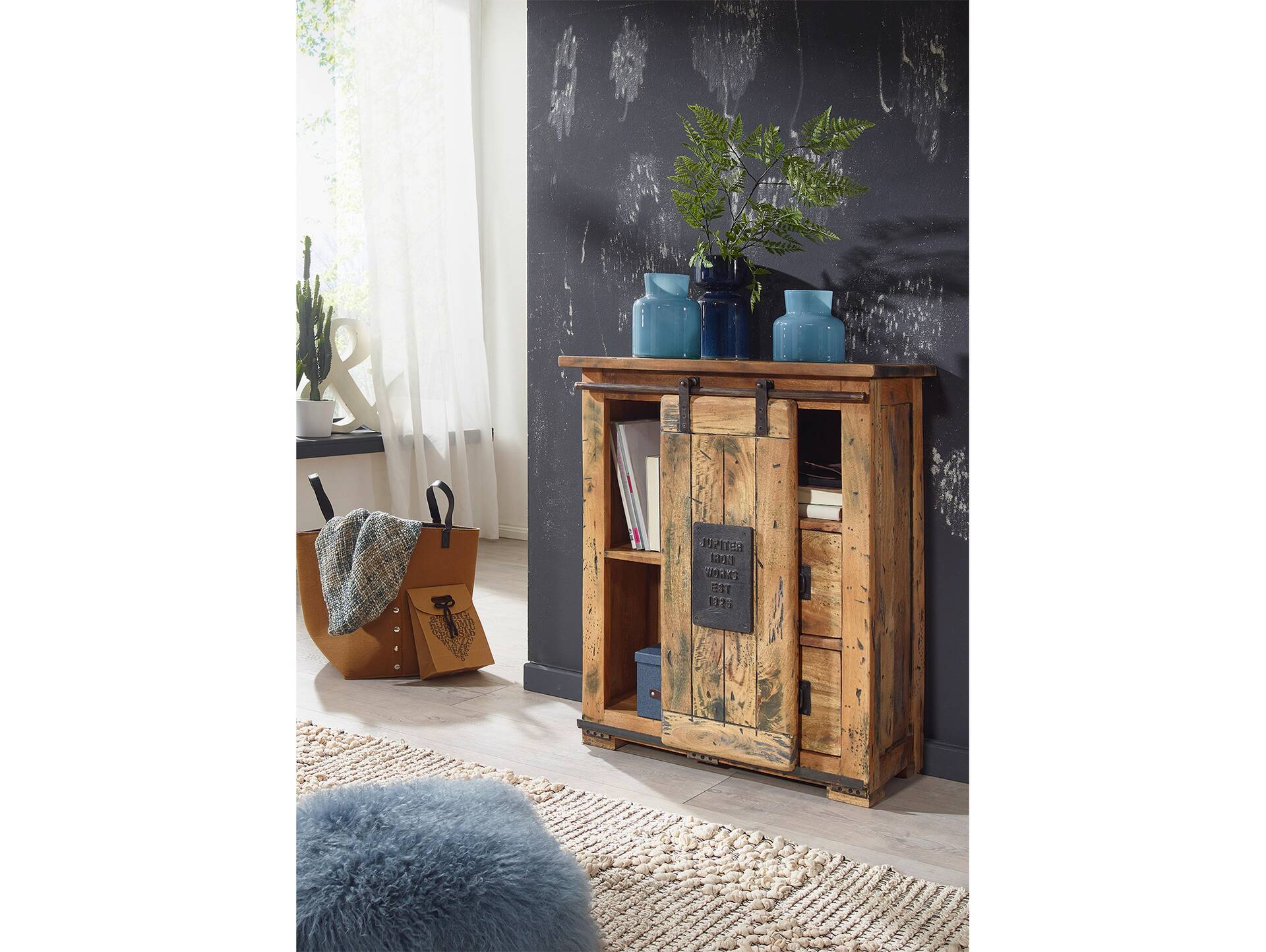 BRISTOL Sideboard II, Material Massivholz, Mango rustikal 