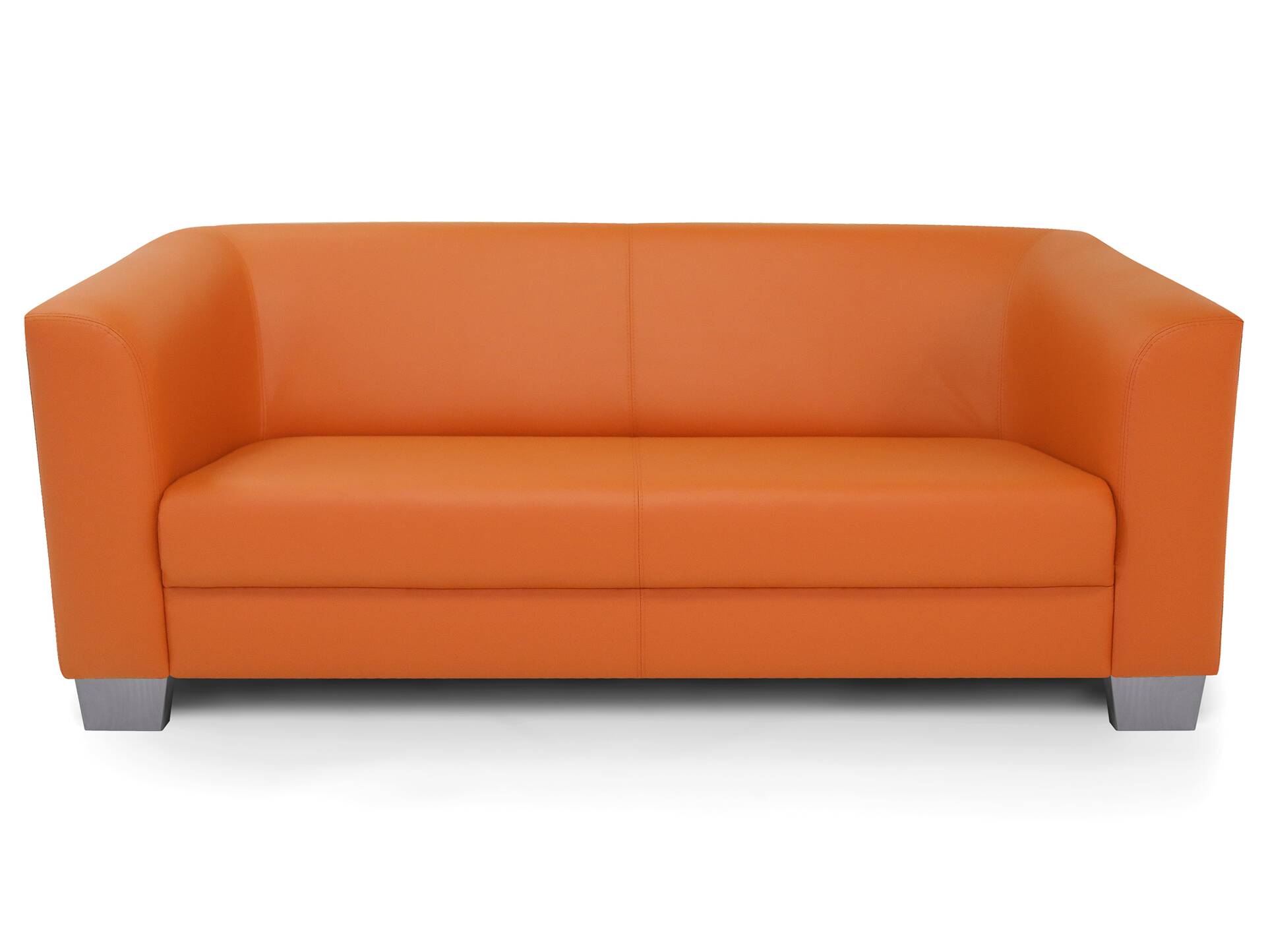CHICAGO 3-Sitzer Sofa, Material Kunstleder orange