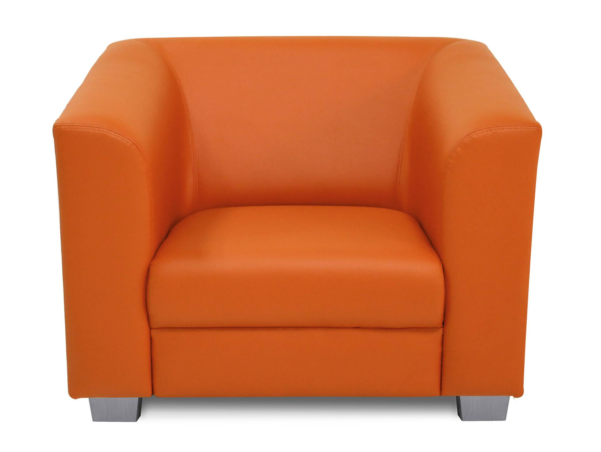 CHICAGO Sessel/Cocktailsessel, Material Kunstleder orange