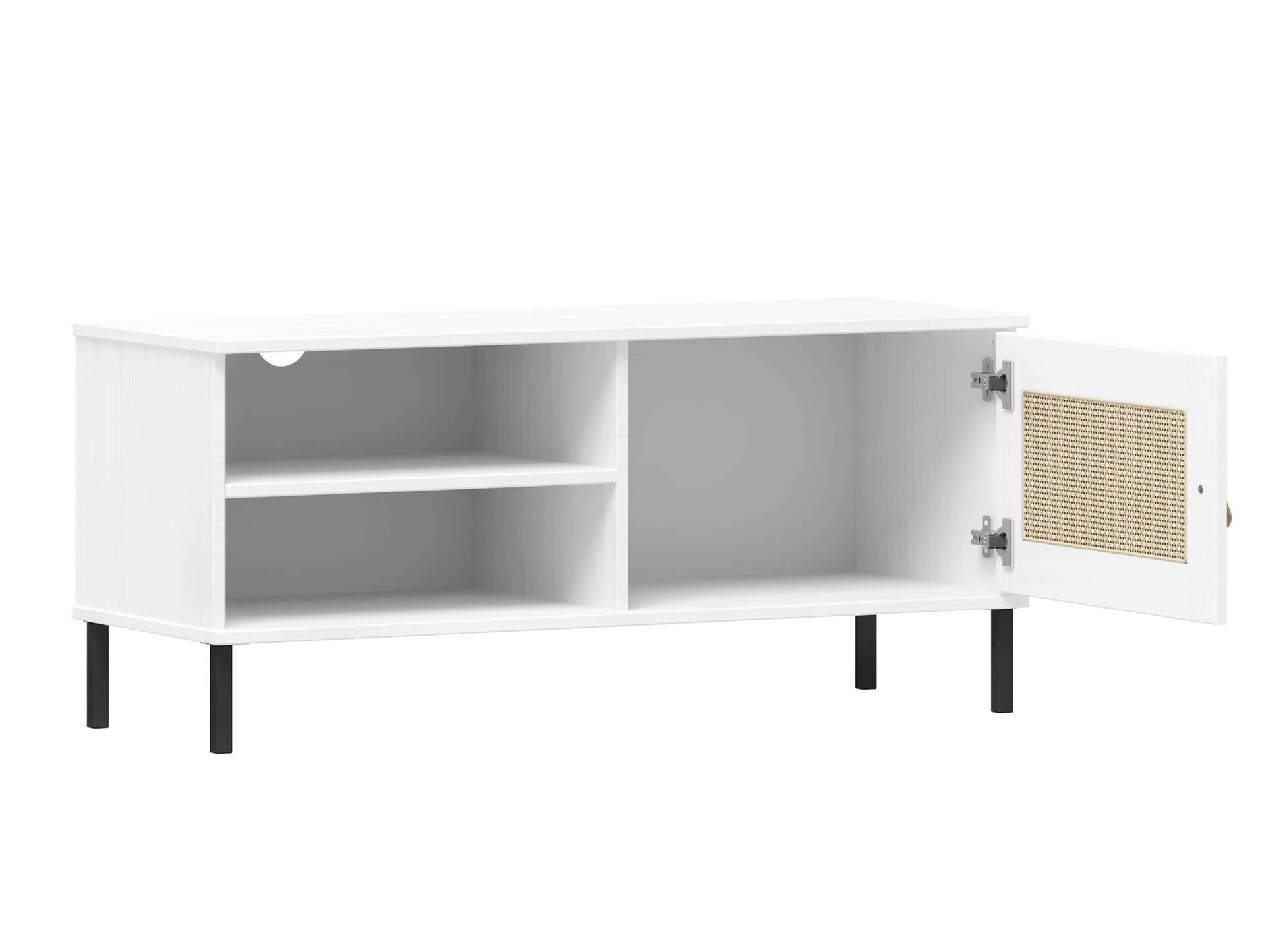 CINOY TV-Board I, Material Massivholz, Kiefer lackiert weiss