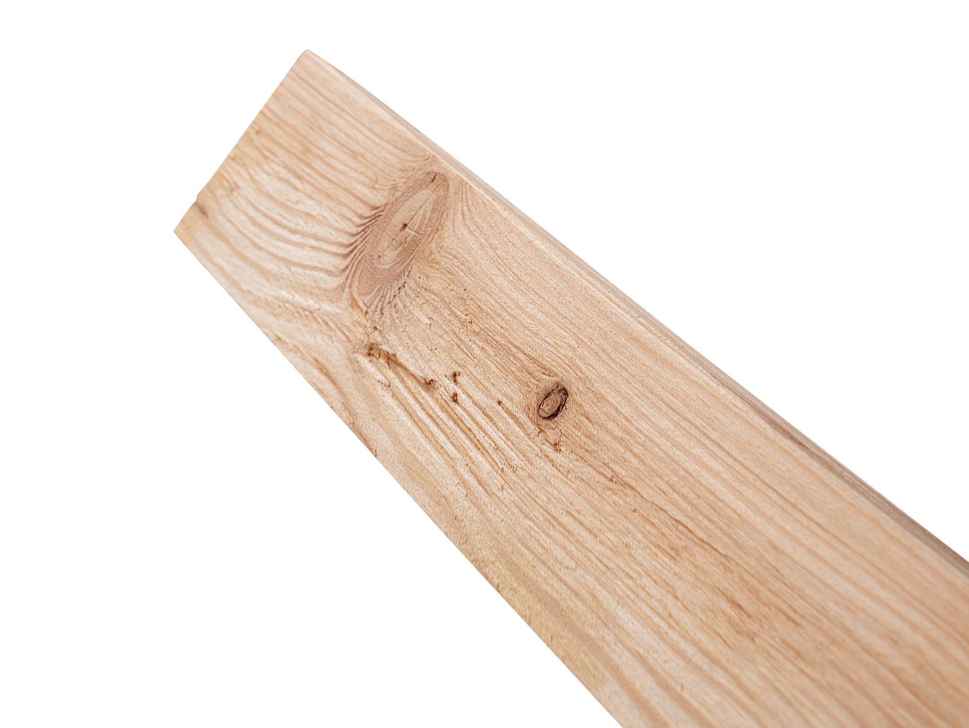 L-Abschlussleiste, Lärche natur gehackt, gebürstet 70 x 70 mm | 2 Meter