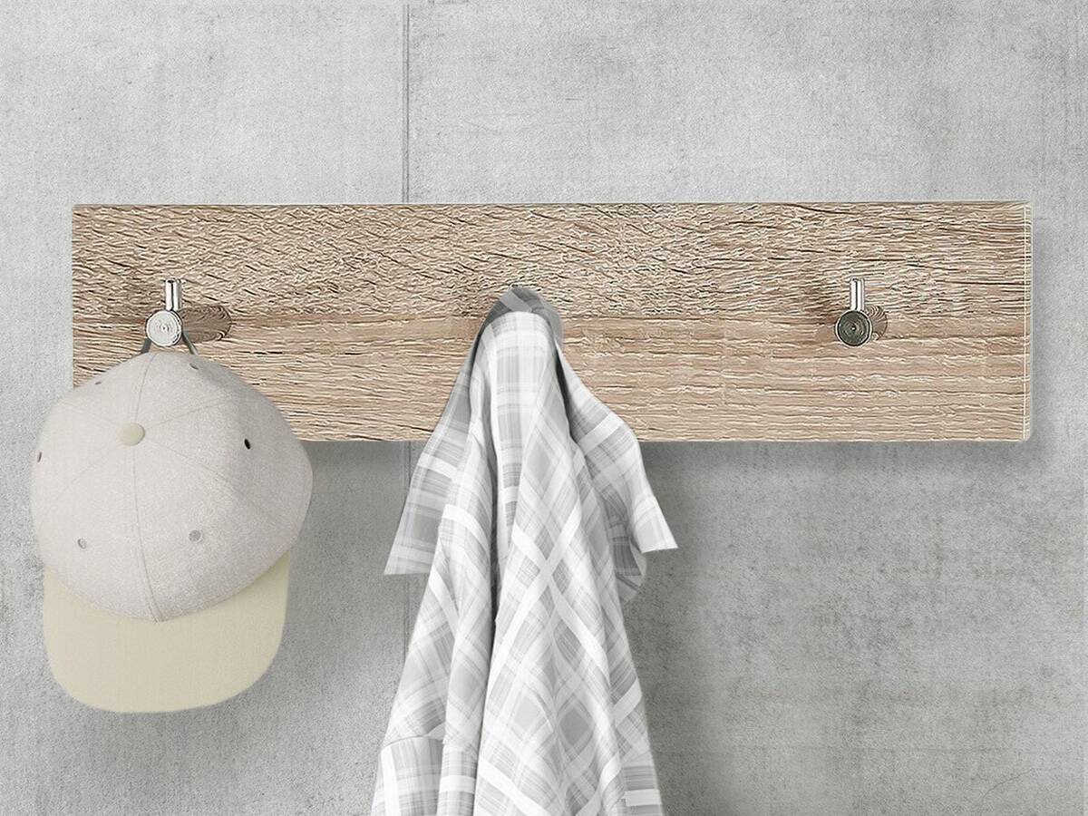 ESTER Garderobenleiste / Wandgarderobe, Material Dekorspanplatte 
