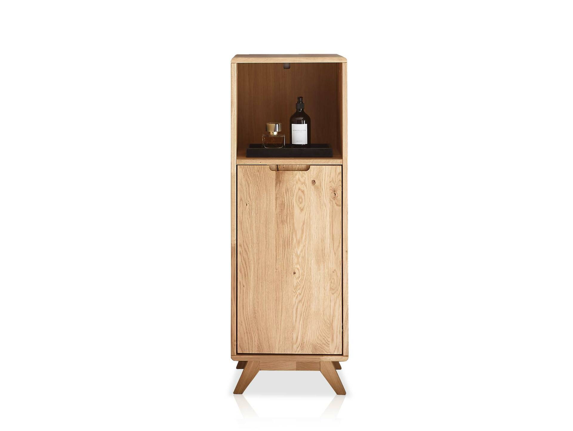 LEONARD Midi-Schrank II, Material Massivholz, Wildeiche geölt 