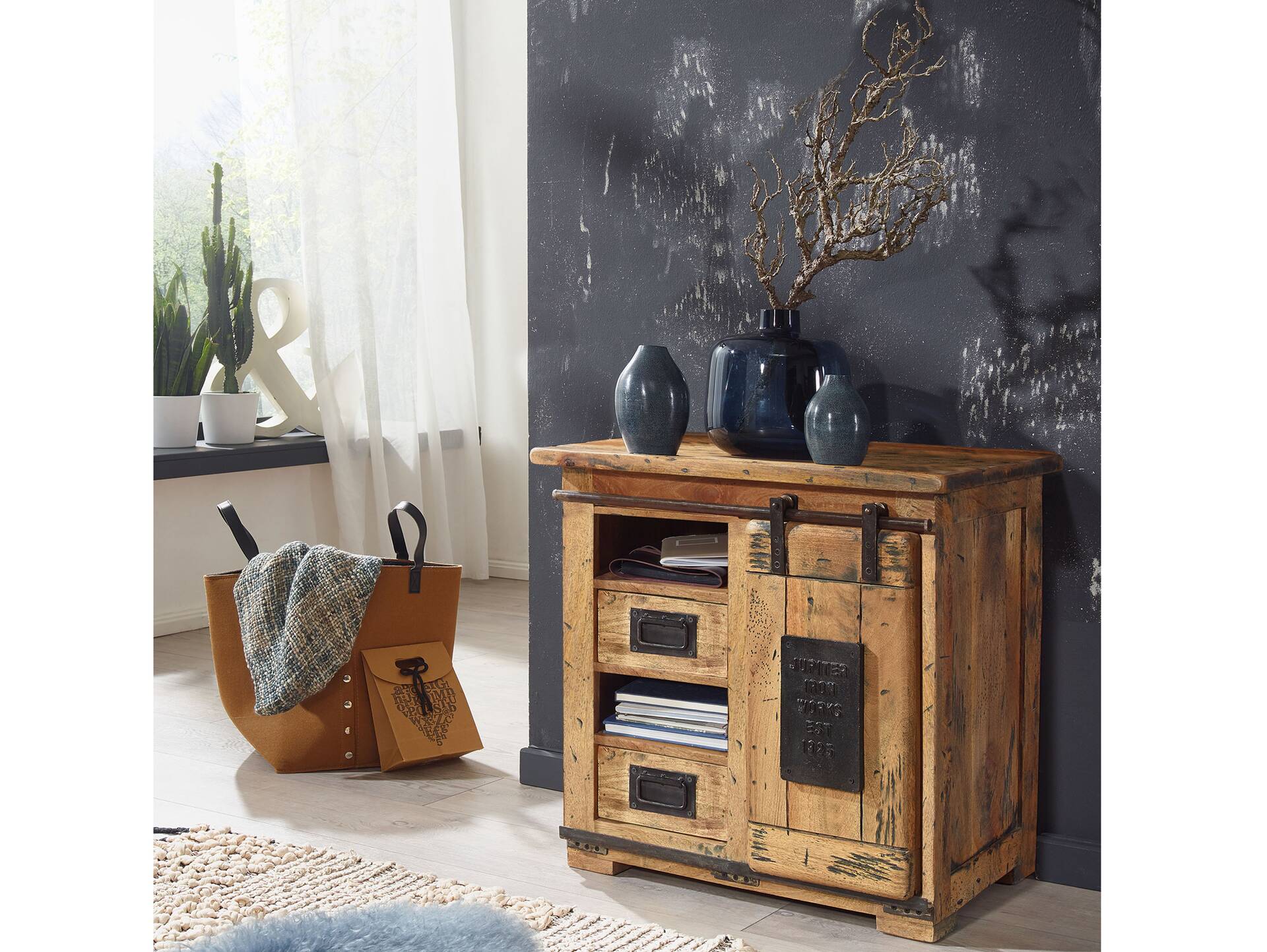 BRISTOL Sideboard VI, Material Massivholz, Mango rustikal 