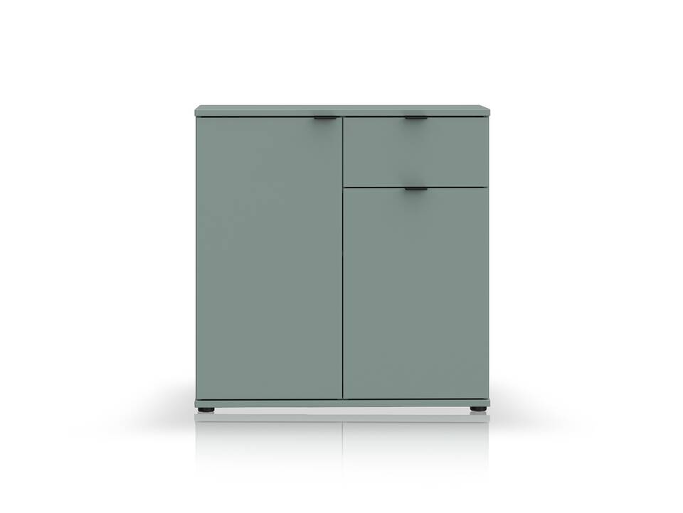 GINNY Kommode II, Material Spanplatte Salbei