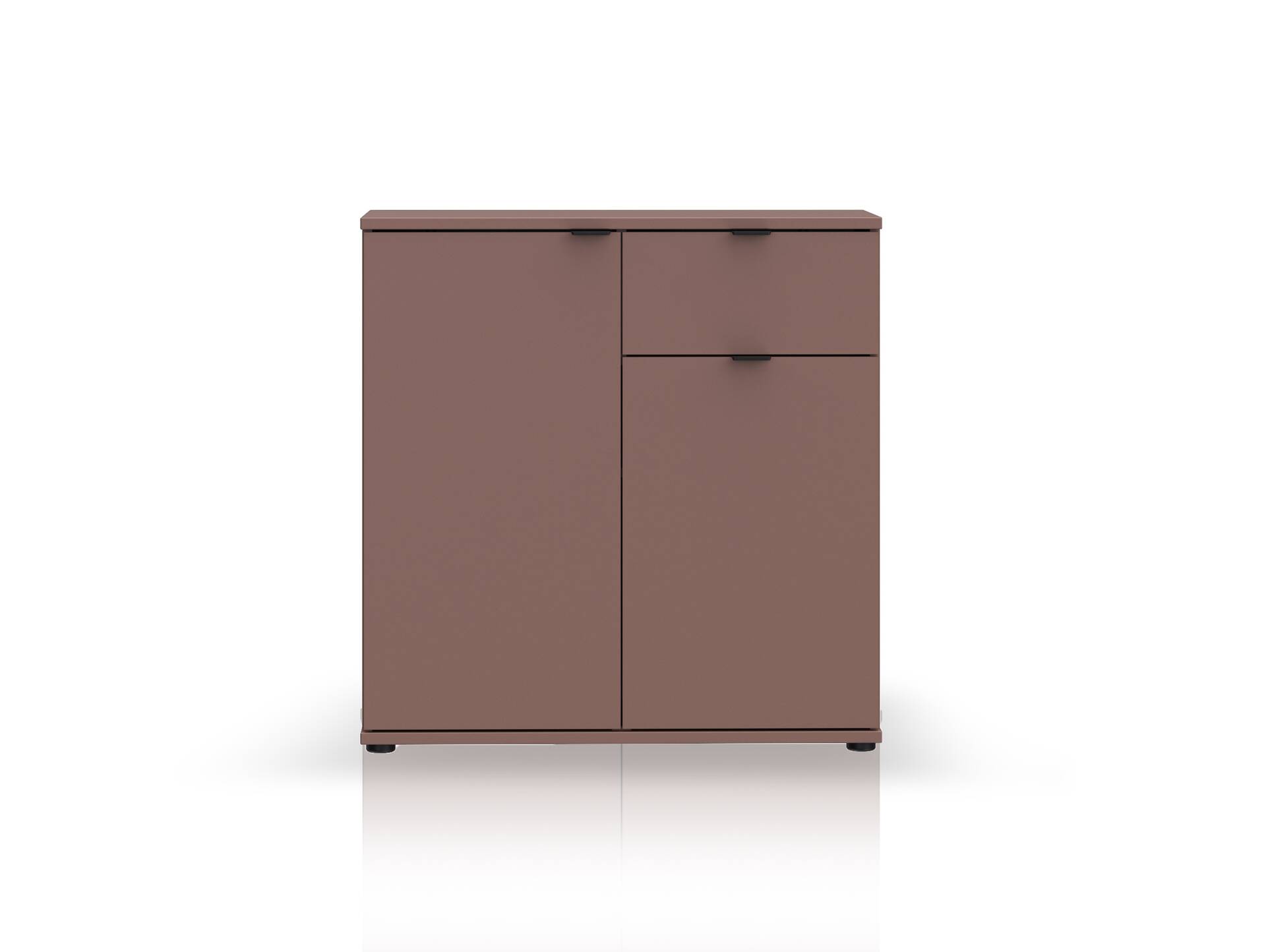 GINNY Kommode II, Material Spanplatte Terracotta