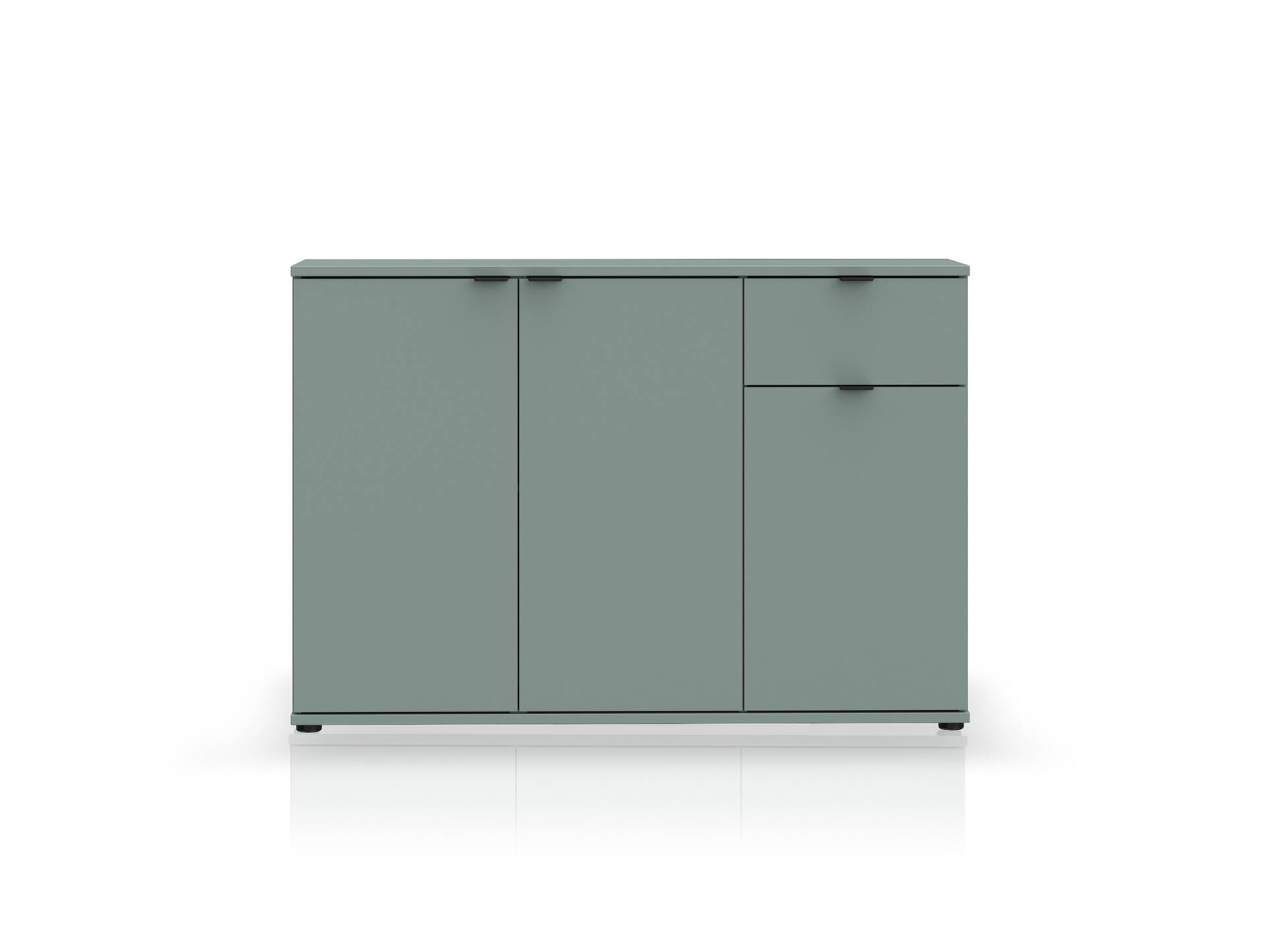 GINNY Kommode III, Material Spanplatte Salbei