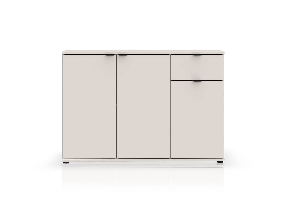 GINNY Kommode III, Material Spanplatte Sand