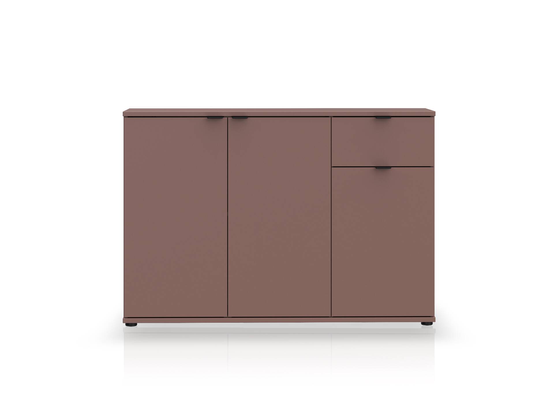 GINNY Kommode III, Material Spanplatte Terracotta