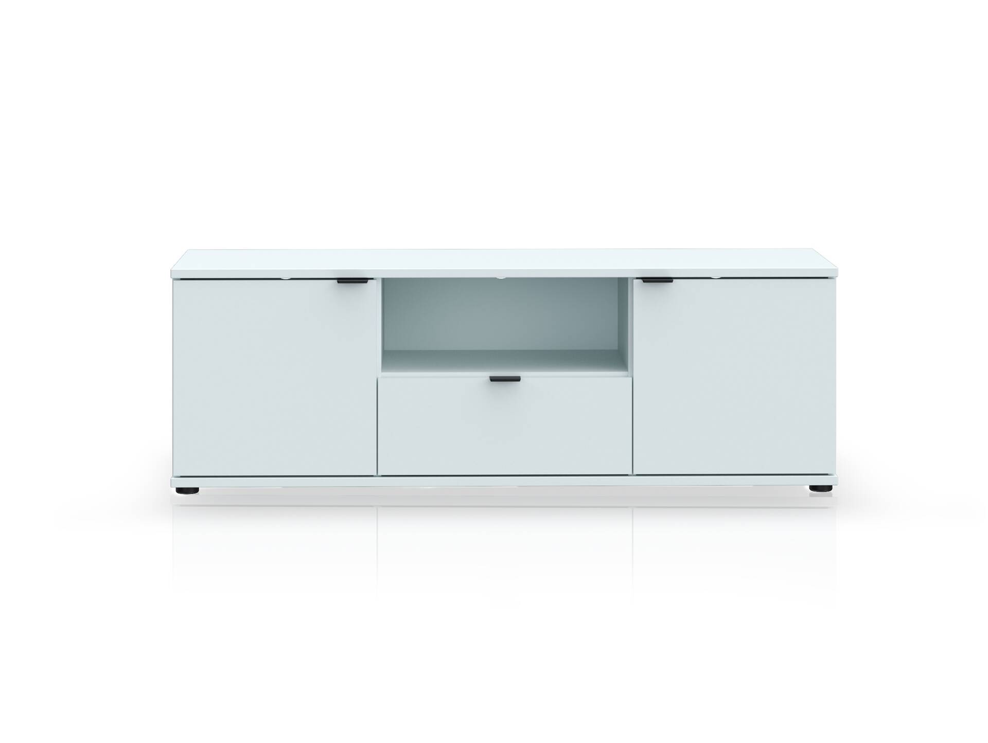 GINNY TV-Board, Material Spanplatte Hellgrau