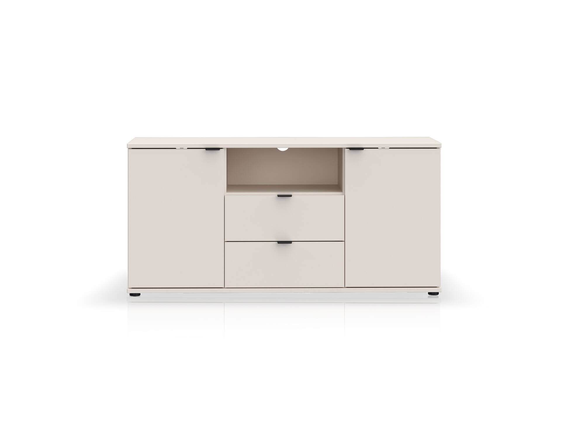 GINNY TV-Unterschrank, Material Spanplatte Sand