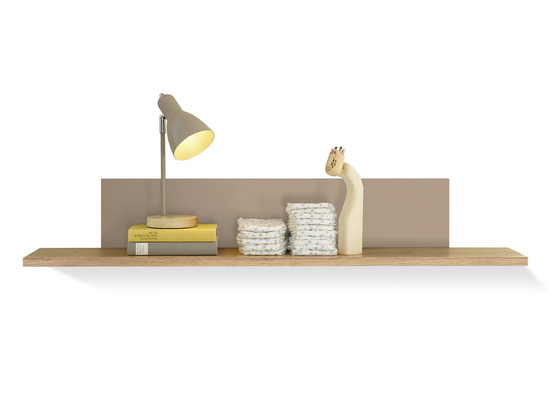 LENI Wandboard, Material Spanplatte, Kaschmir/eichefarbig 
