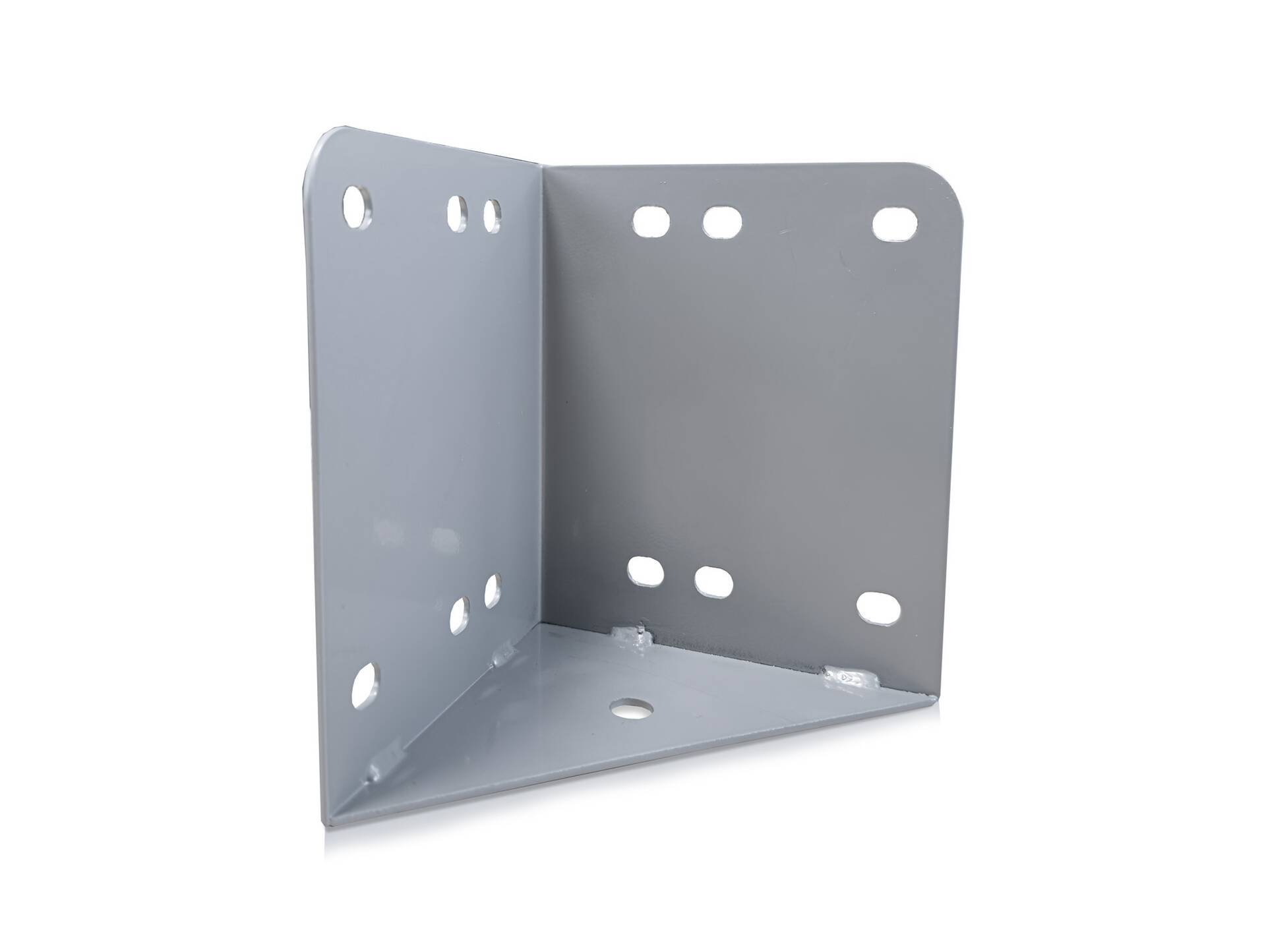 4er-Set Bett-Eckwinkel, Material Metall, grau 