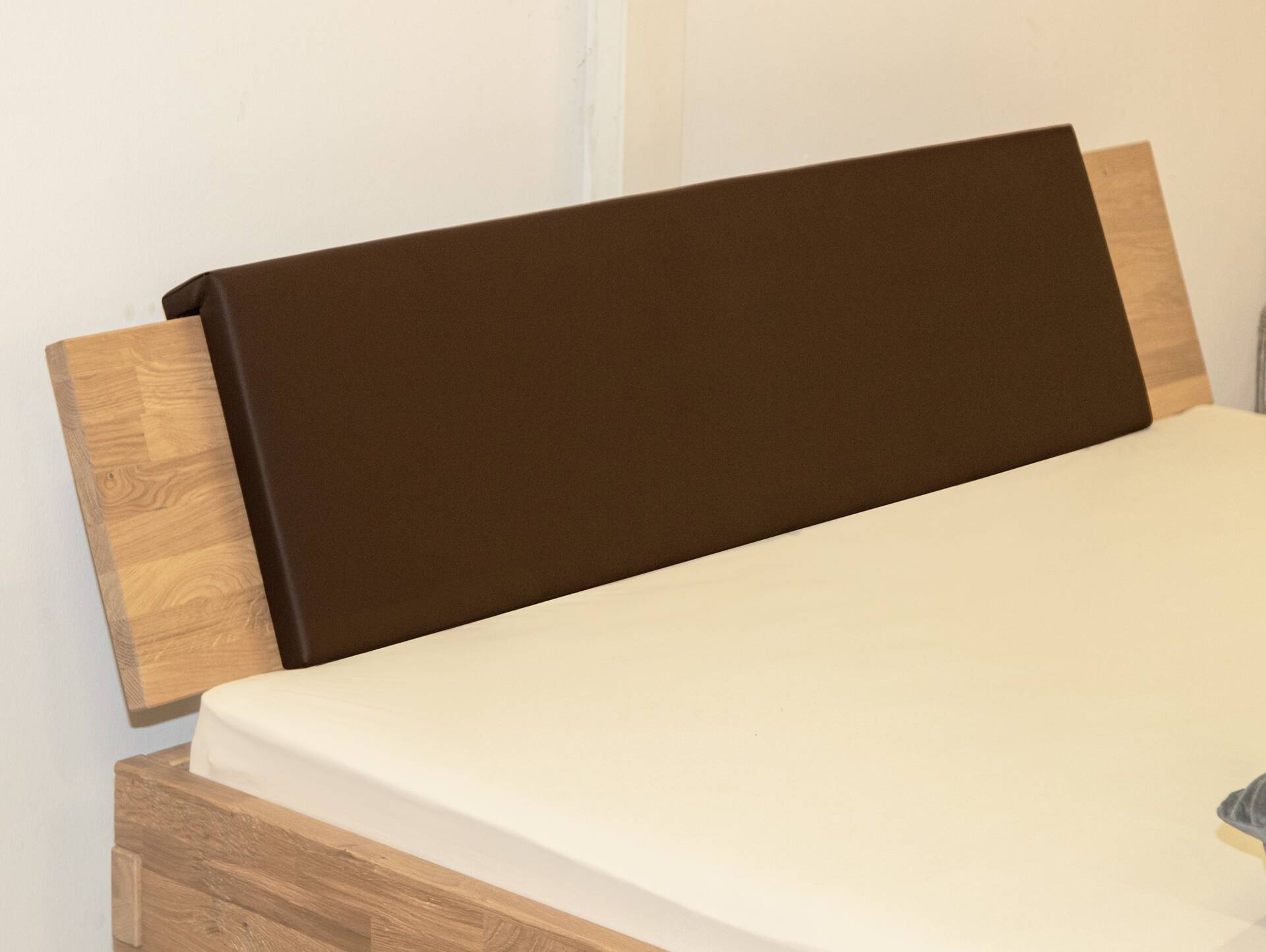 Klemmkissen für Kopfteil 150 cm | Kunstleder Braun