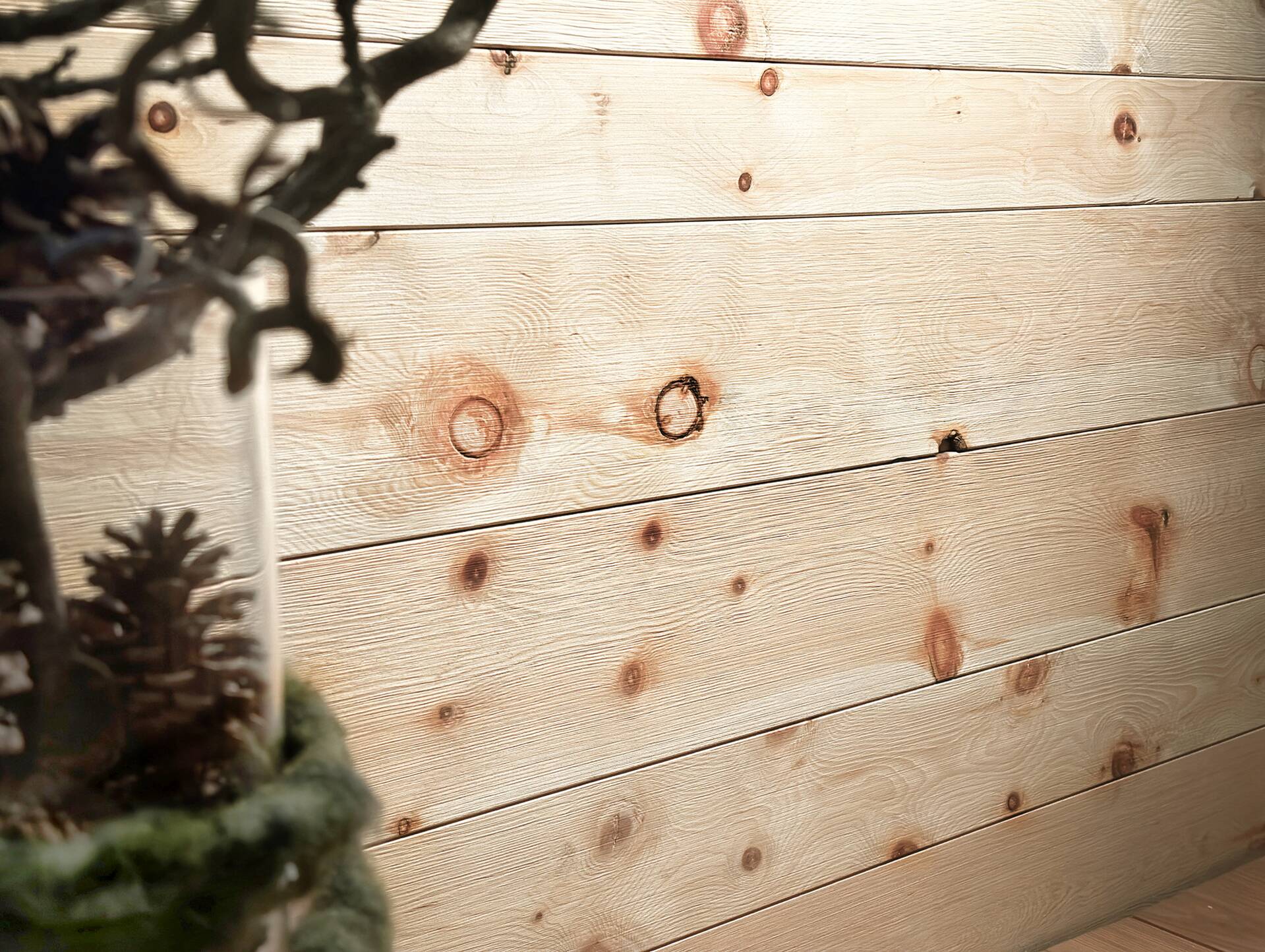 Nut- und Federbretter, Zirbe natur gebürstet, Material Massivholz 0.5 Meter | 8 cm