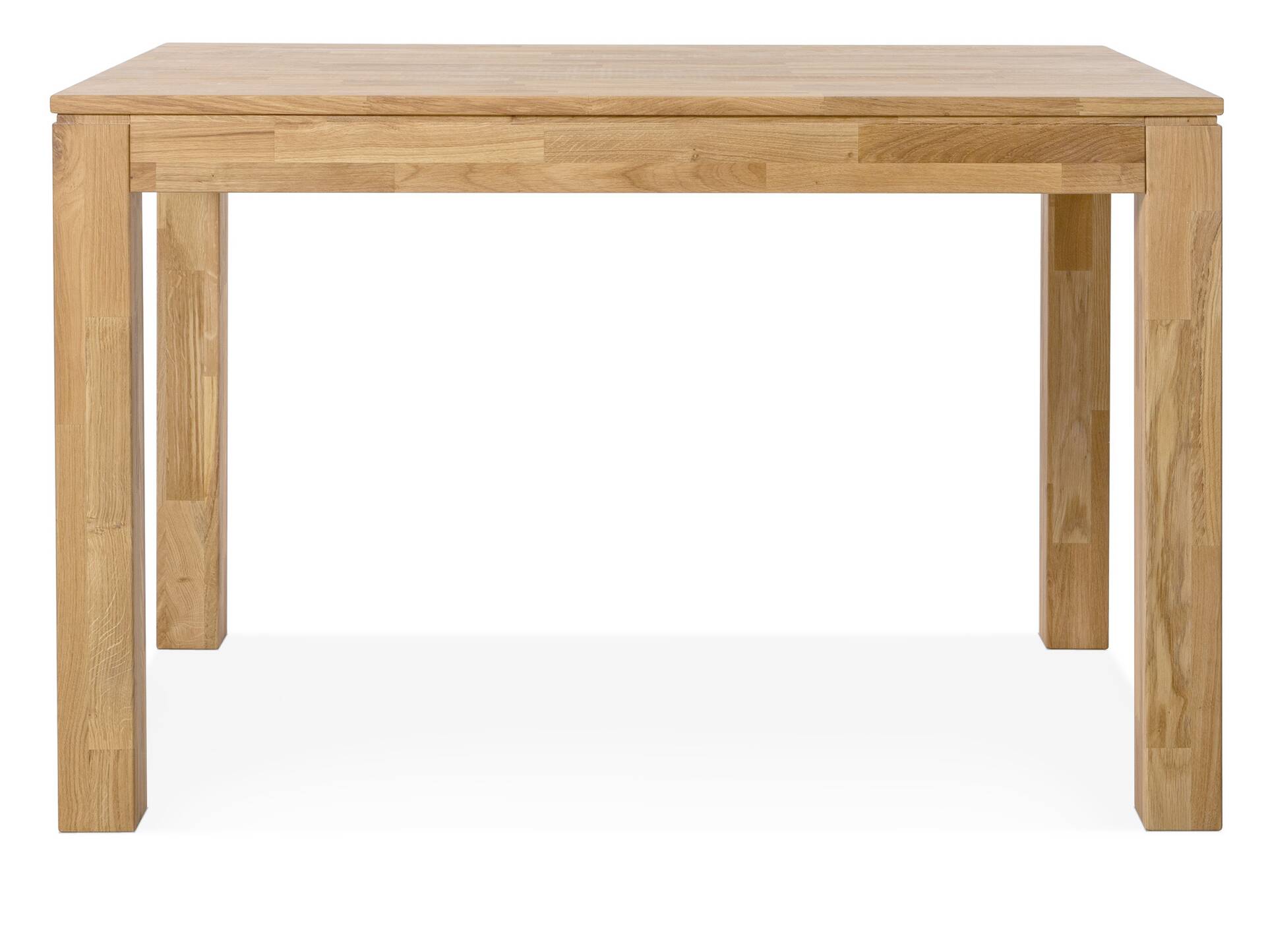 EMILION Esstisch, Material Massivholz, lackiert Eiche | 120 x 80 cm