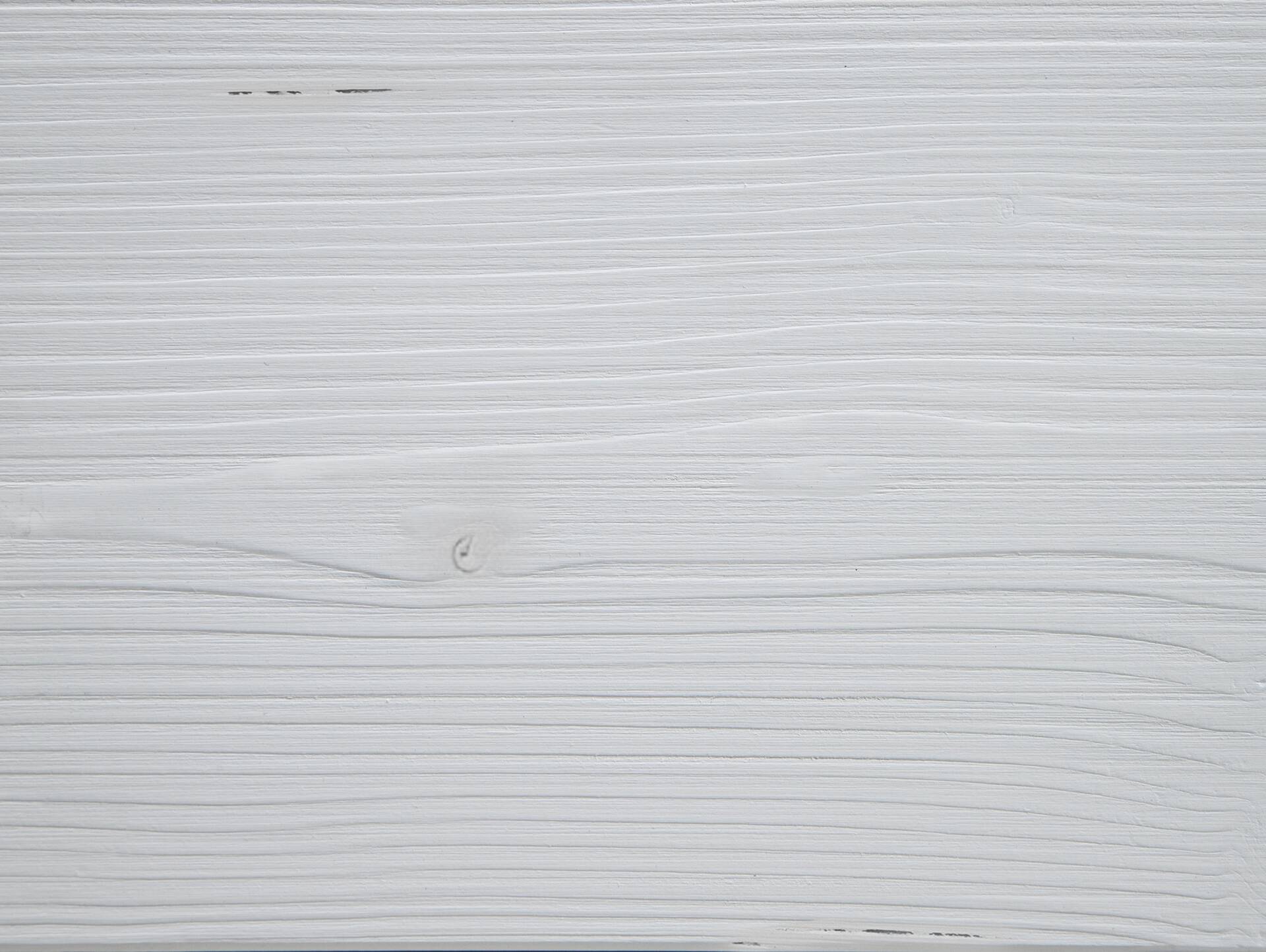 LUKY Kufenbett mit Polsterkopfteil, Material Massivholz, Fichte weiss/Kufen schwarz 140 x 200 cm | Kunstleder Braun