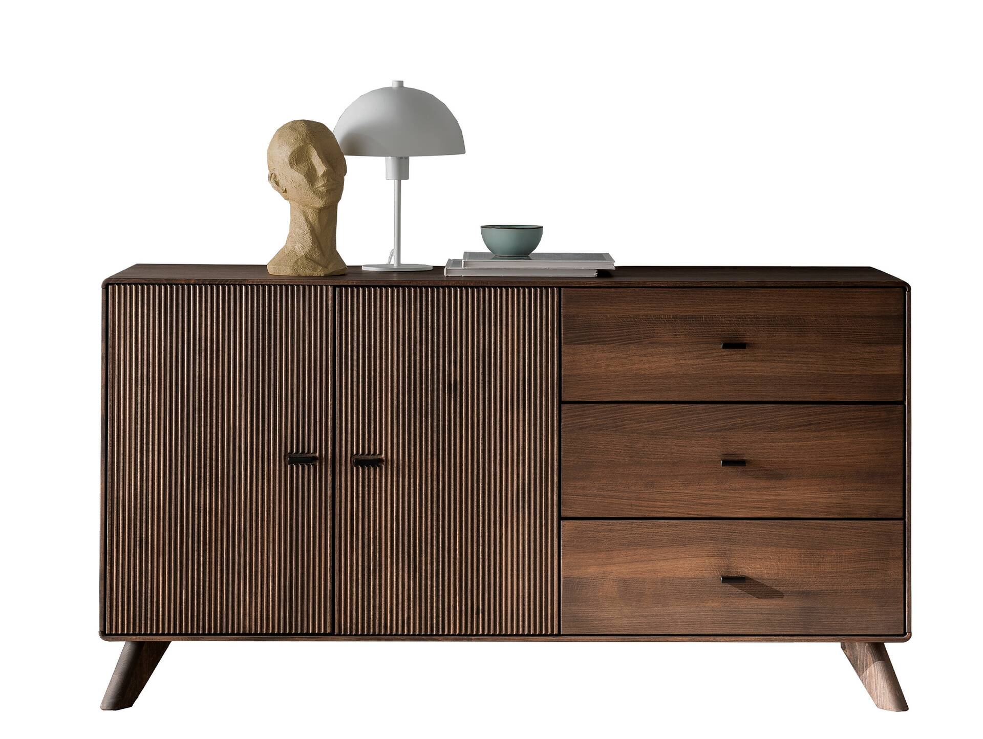 JAKARTA Sideboard I, Material Massivholz, Kernbuche Tabak geölt 