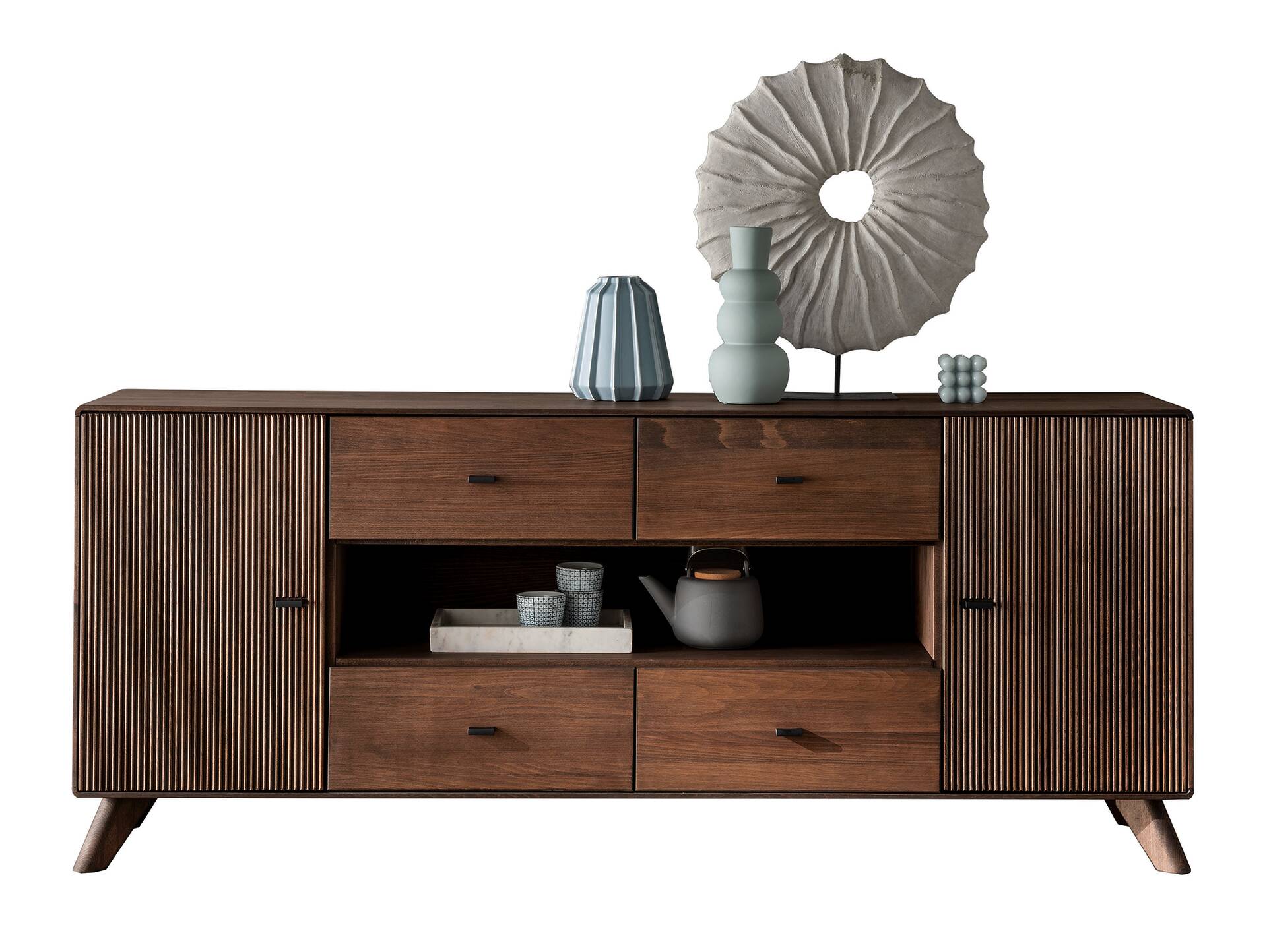 JAKARTA Sideboard II, Material Massivholz, Kernbuche Tabak geölt 