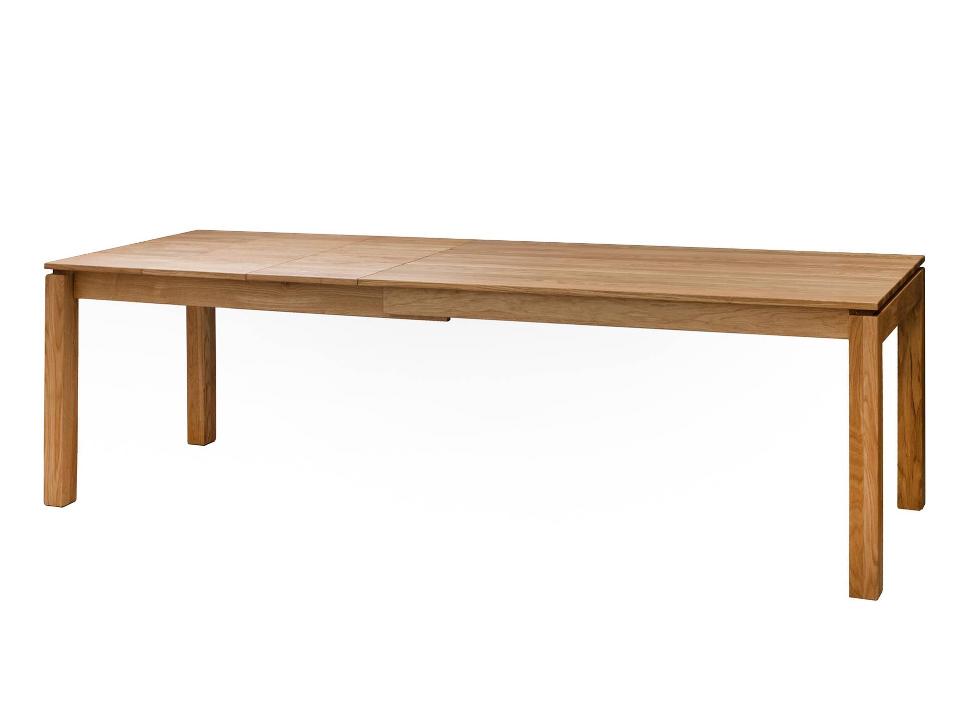 KARADO XL Esstisch / Ausziehtisch, Material Massivholz, Eiche, 160x90 - 280x90 cm 