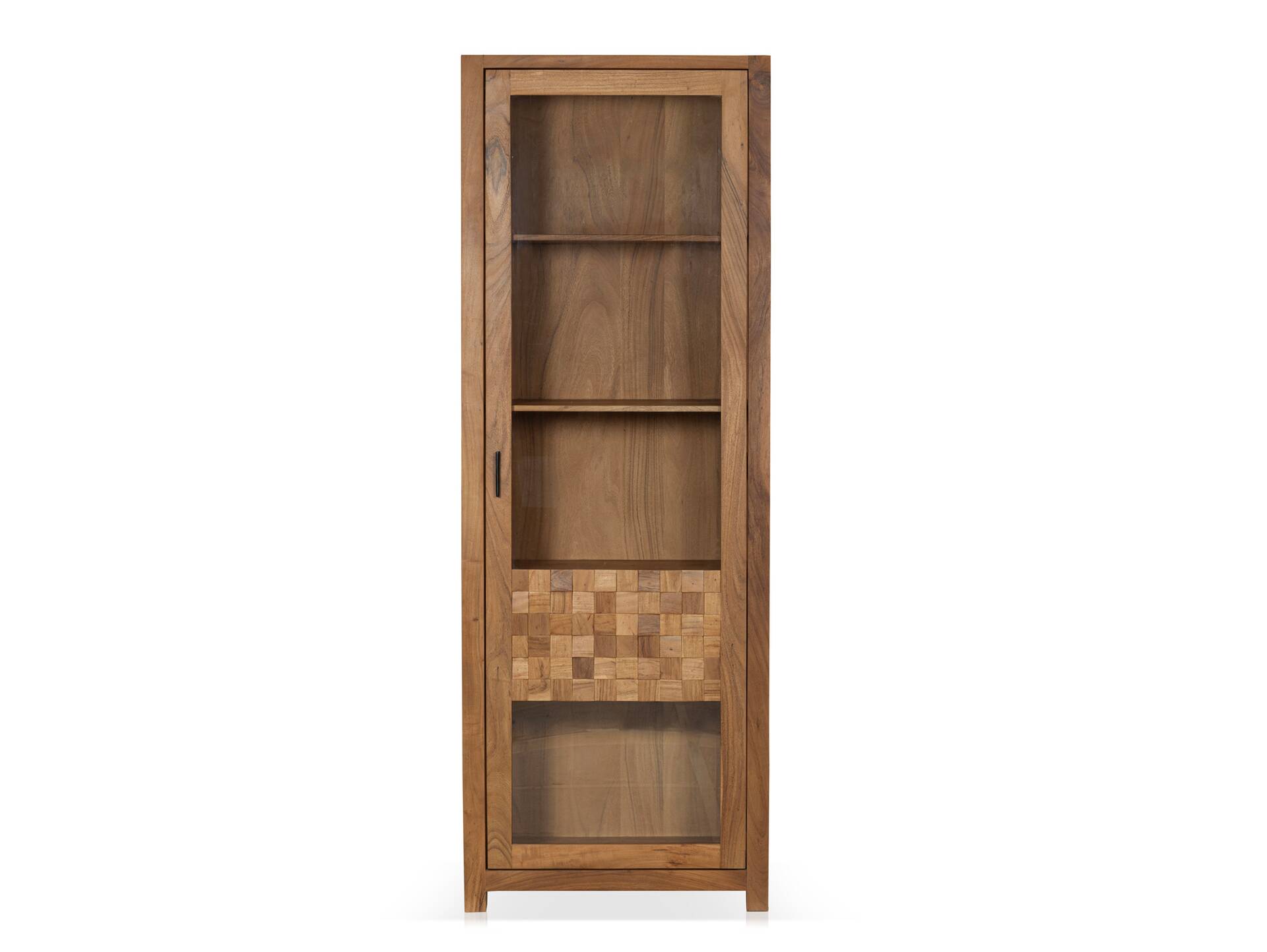 KAIRO Vitrine, Material Massivholz, Akazie massiv honigfarben 