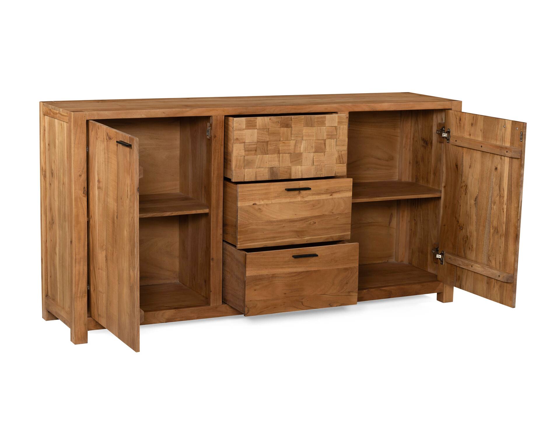 KAIRO Sideboard II, Material Massivholz, Akazie massiv honigfarben 