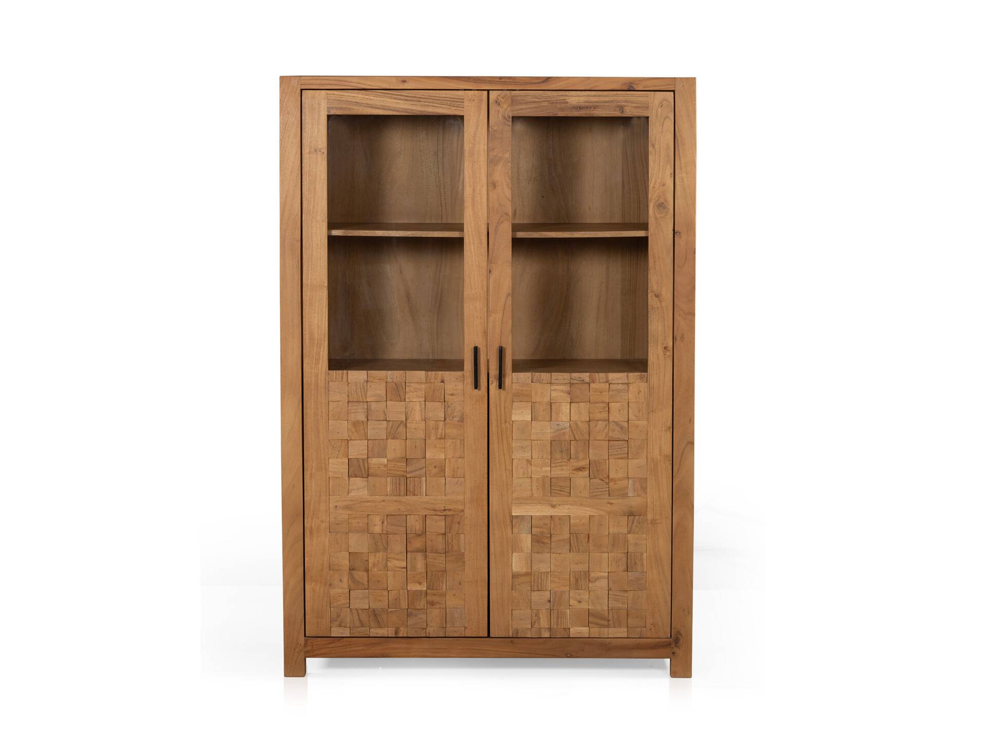 KAIRO Highboard II, Material Massivholz, Akazie massiv honigfarben 