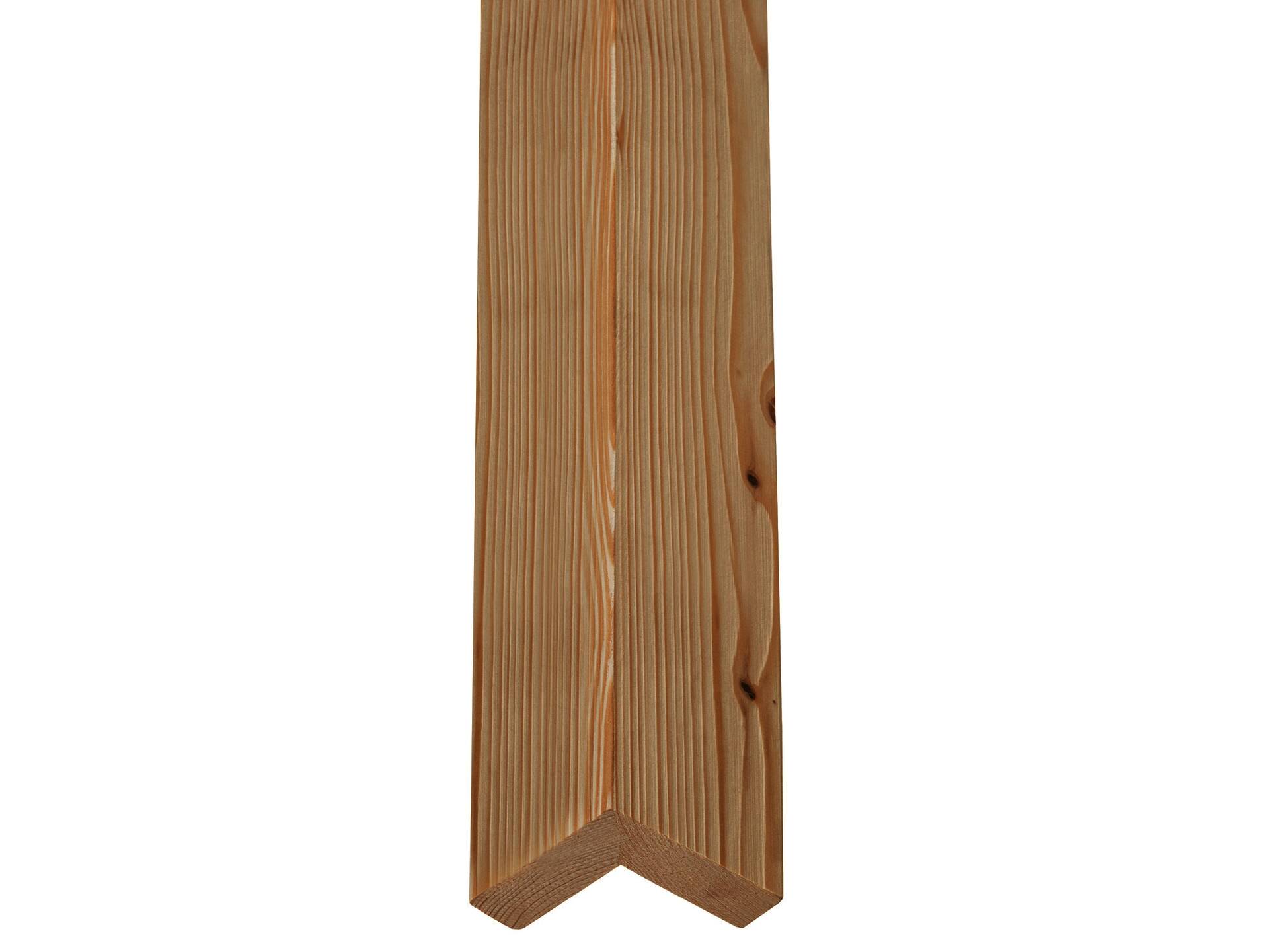 L-Abschlussleiste, THERMO-Fichte natur gebürstet 70 x 70 mm | 2.5 Meter