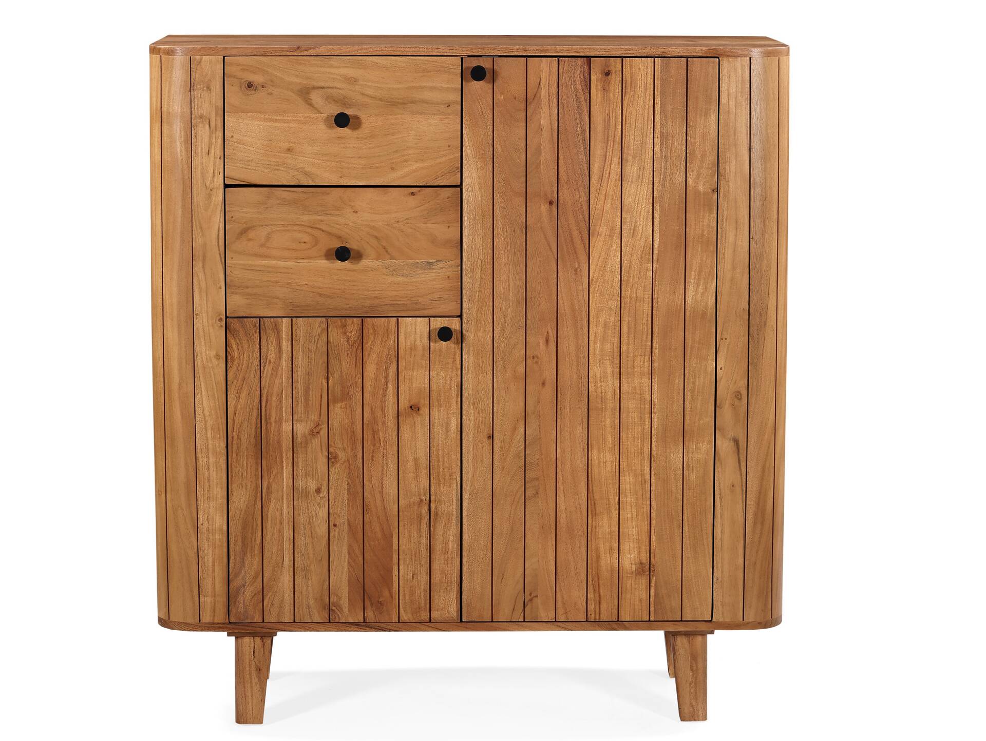 LINARO Kommode I, Material Massivholz, Akazie massiv honigfarben 