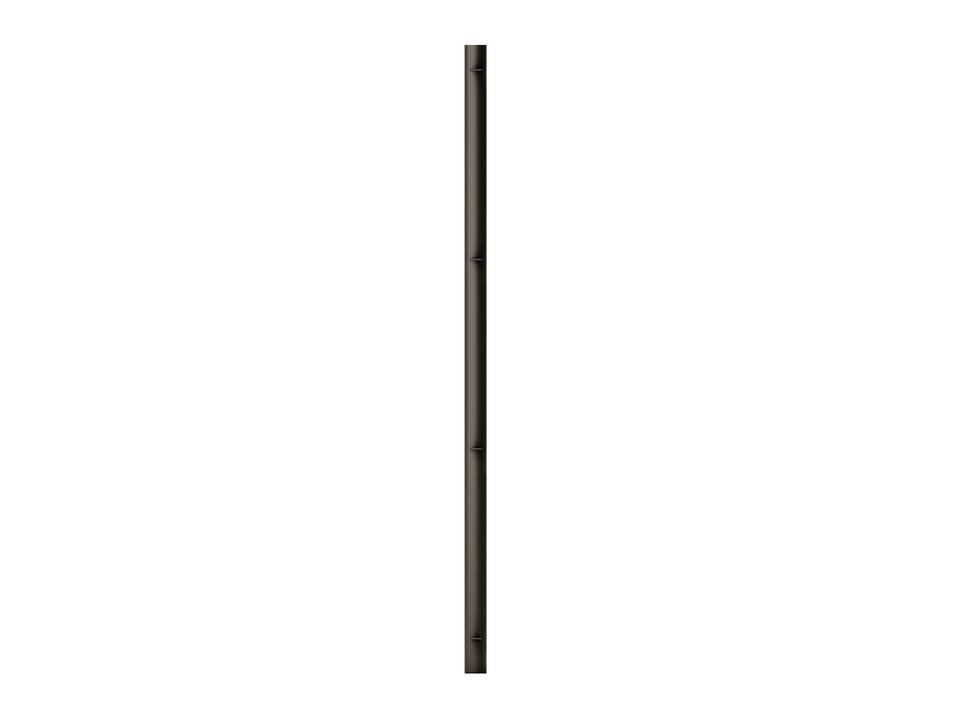 LIVERPOOL Eckteil, Material Metall schwarz matt, verschiedene Größen erhältlich 119 cm - für 4 Böden