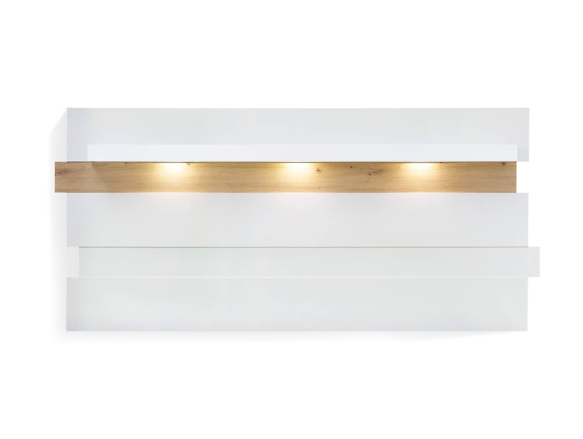 MAILAND Wandpaneel, Material Dekorspanplatte Weiss