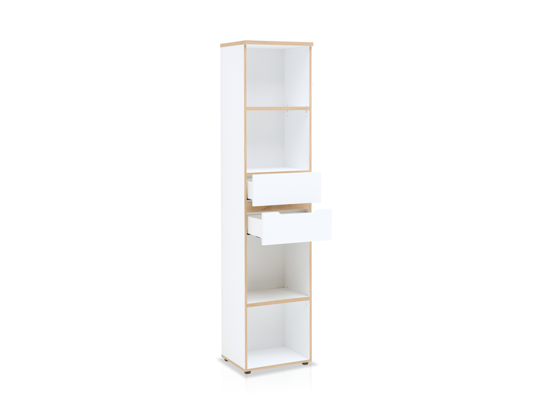 MAILAND Büroregal II, Material Dekorspanplatte Weiss