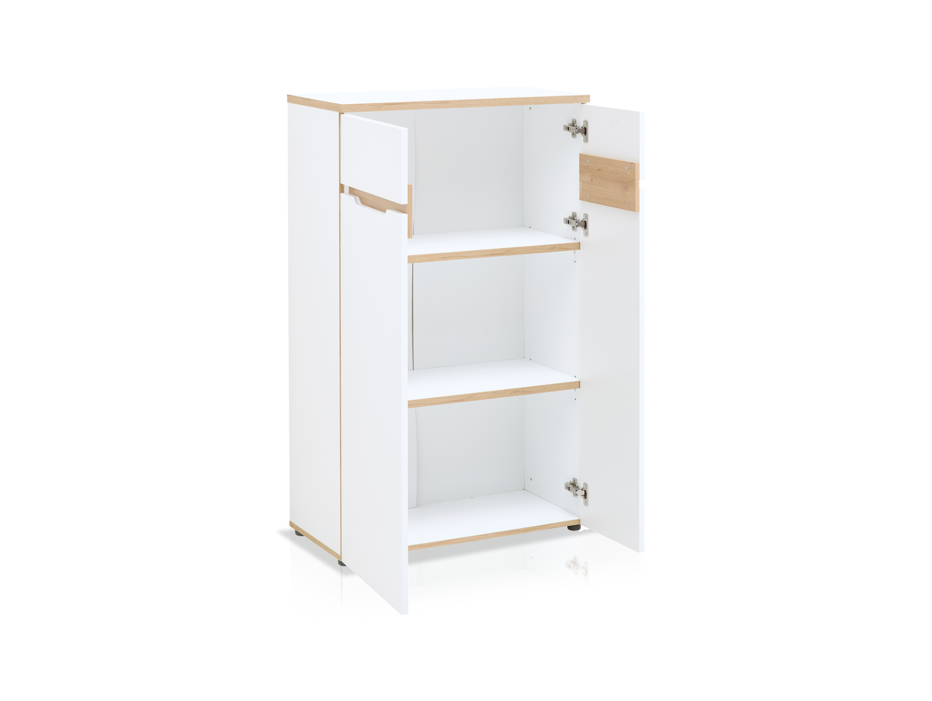 MAILAND Büroschrank IV, Material Dekorspanplatte Weiss