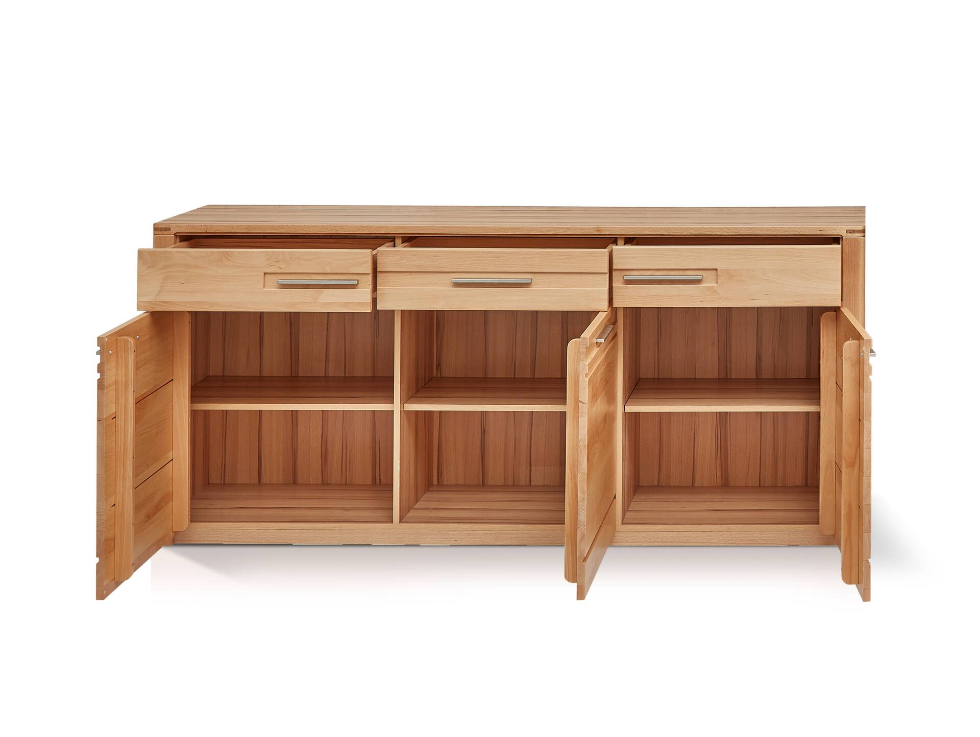 NESTOR ONE Sideboard, Material Teilmassiv, Kernbuche lackiert 