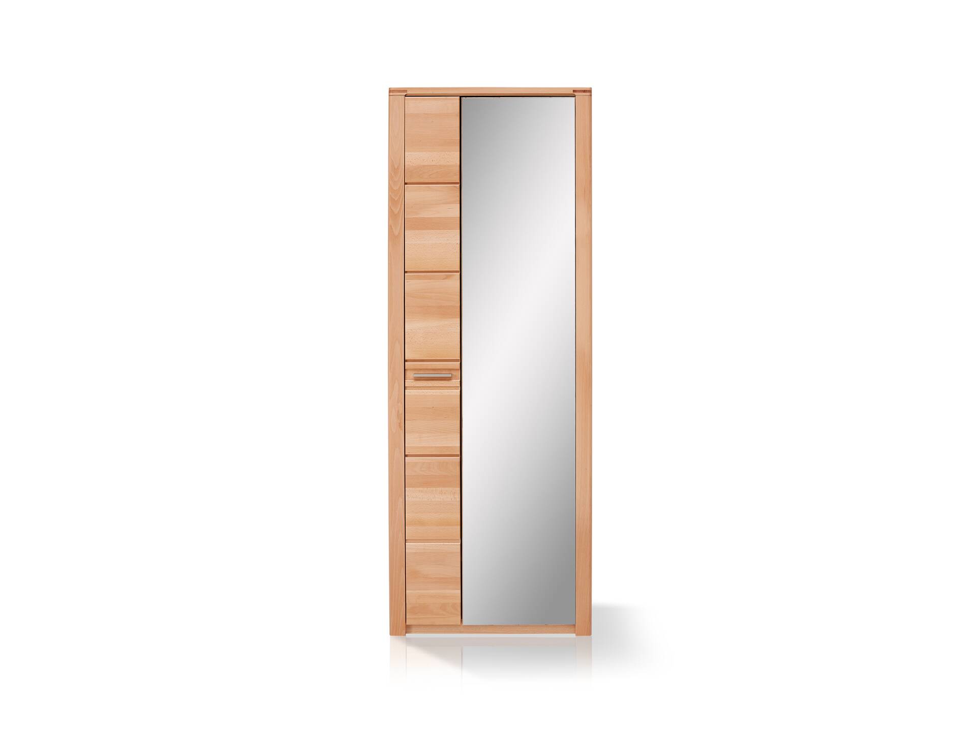 NESTOR ONE Garderobenschrank, Material Teilmassiv, Kernbuche lackiert 
